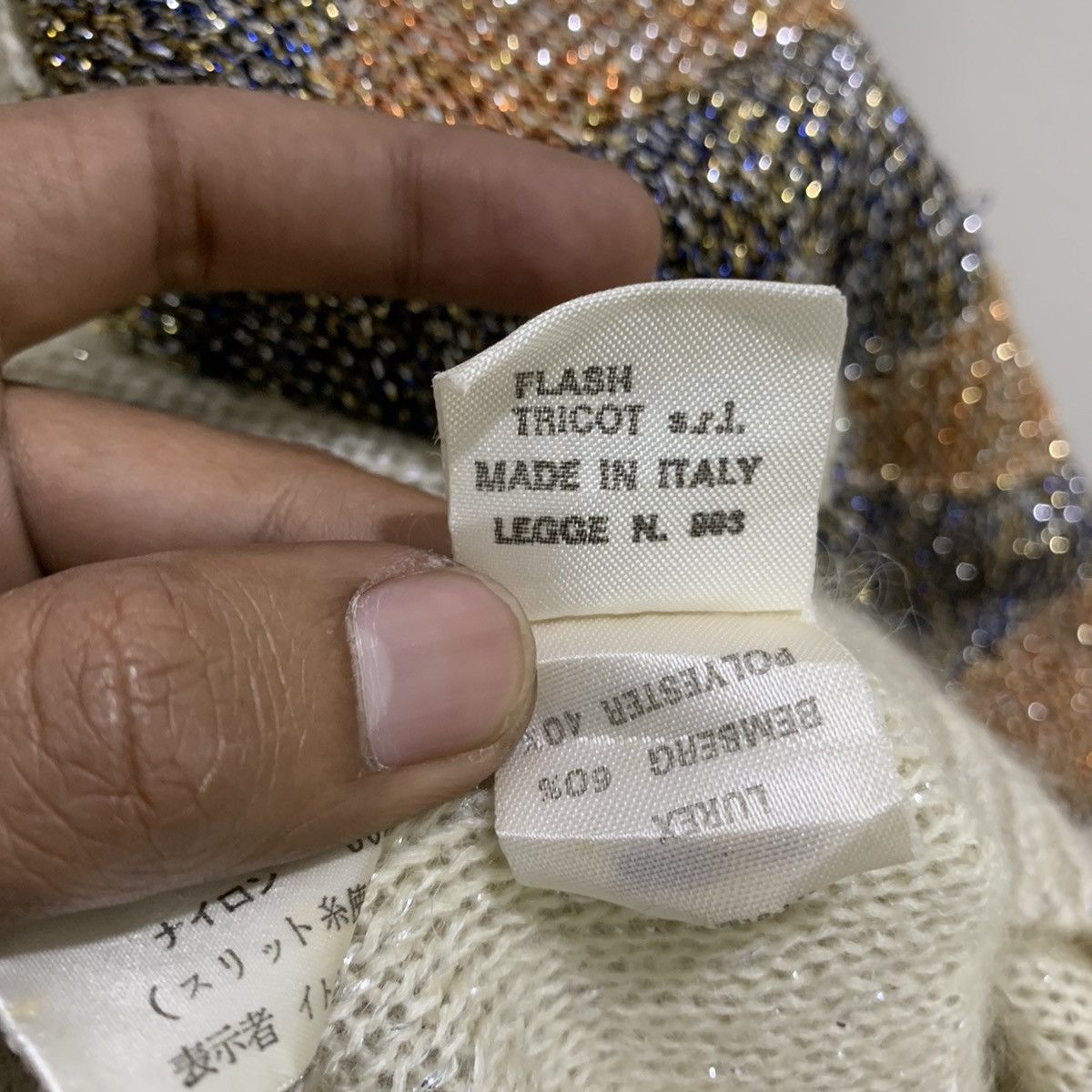 Christian Audigier × Designer CHRISTIAN AUJARD PARIS Pret aPorter Mohair Knitwear Sweater Size US M / EU 48-50 / 2 - 21 Thumbnail