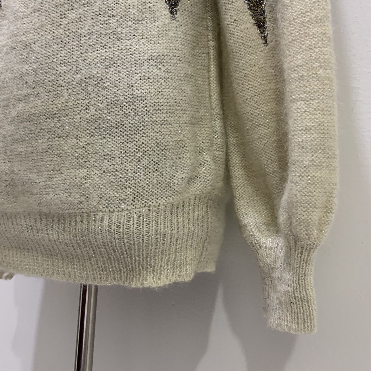 Christian Audigier × Designer CHRISTIAN AUJARD PARIS Pret aPorter Mohair Knitwear Sweater Size US M / EU 48-50 / 2 - 11 Thumbnail