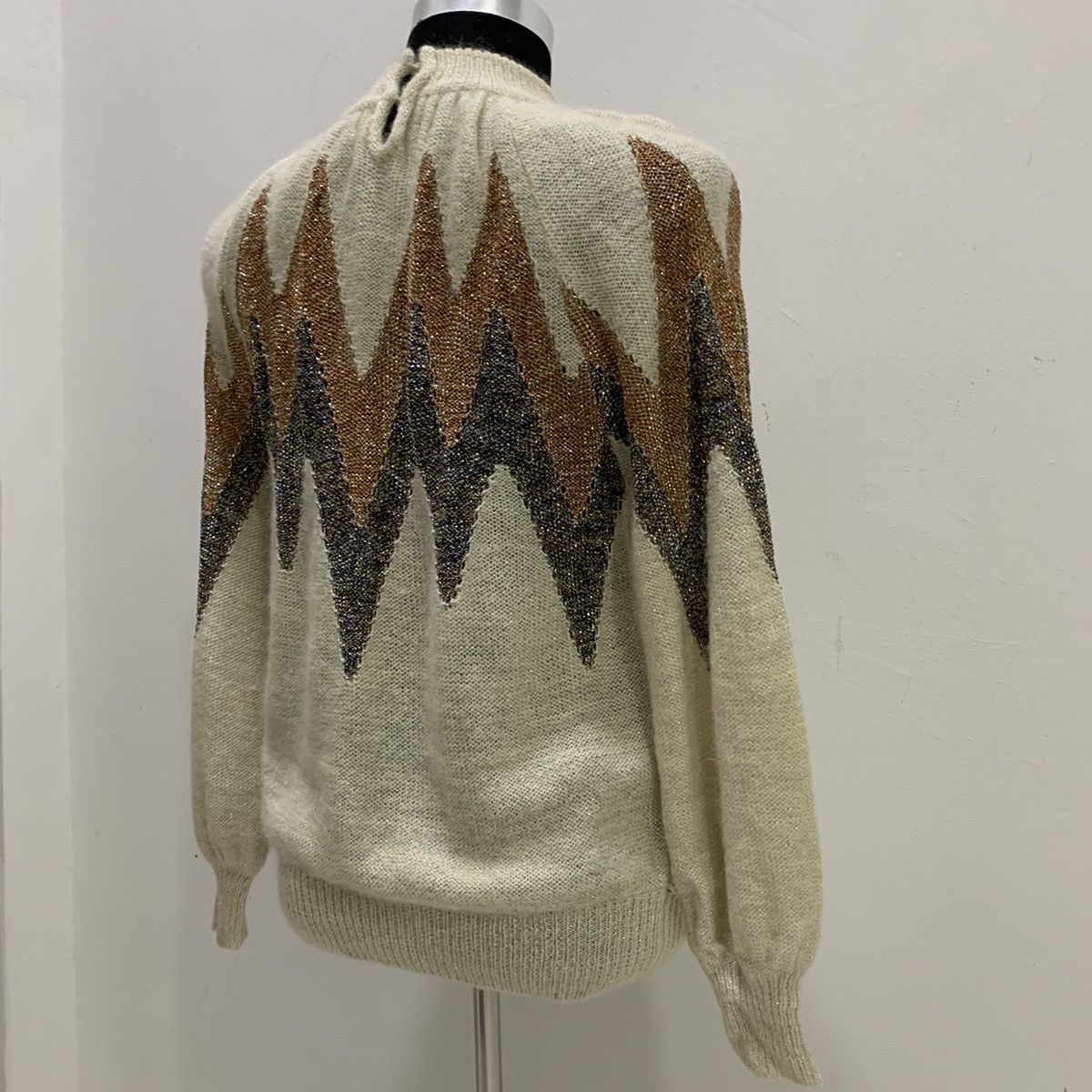 Christian Audigier × Designer CHRISTIAN AUJARD PARIS Pret aPorter Mohair Knitwear Sweater Size US M / EU 48-50 / 2 - 15 Thumbnail