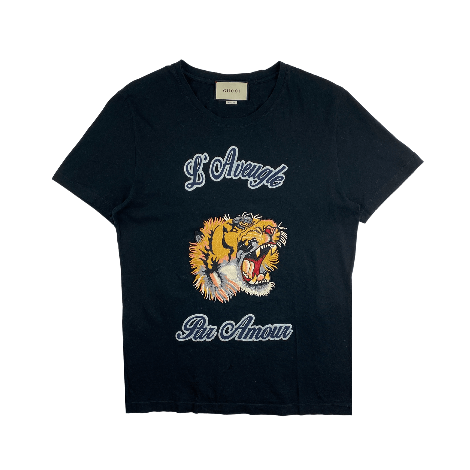 Gucci Gucci L’Aveugle Tiger -Shirt Size US M / EU 48-50 / 2 - 2 Thumbnail