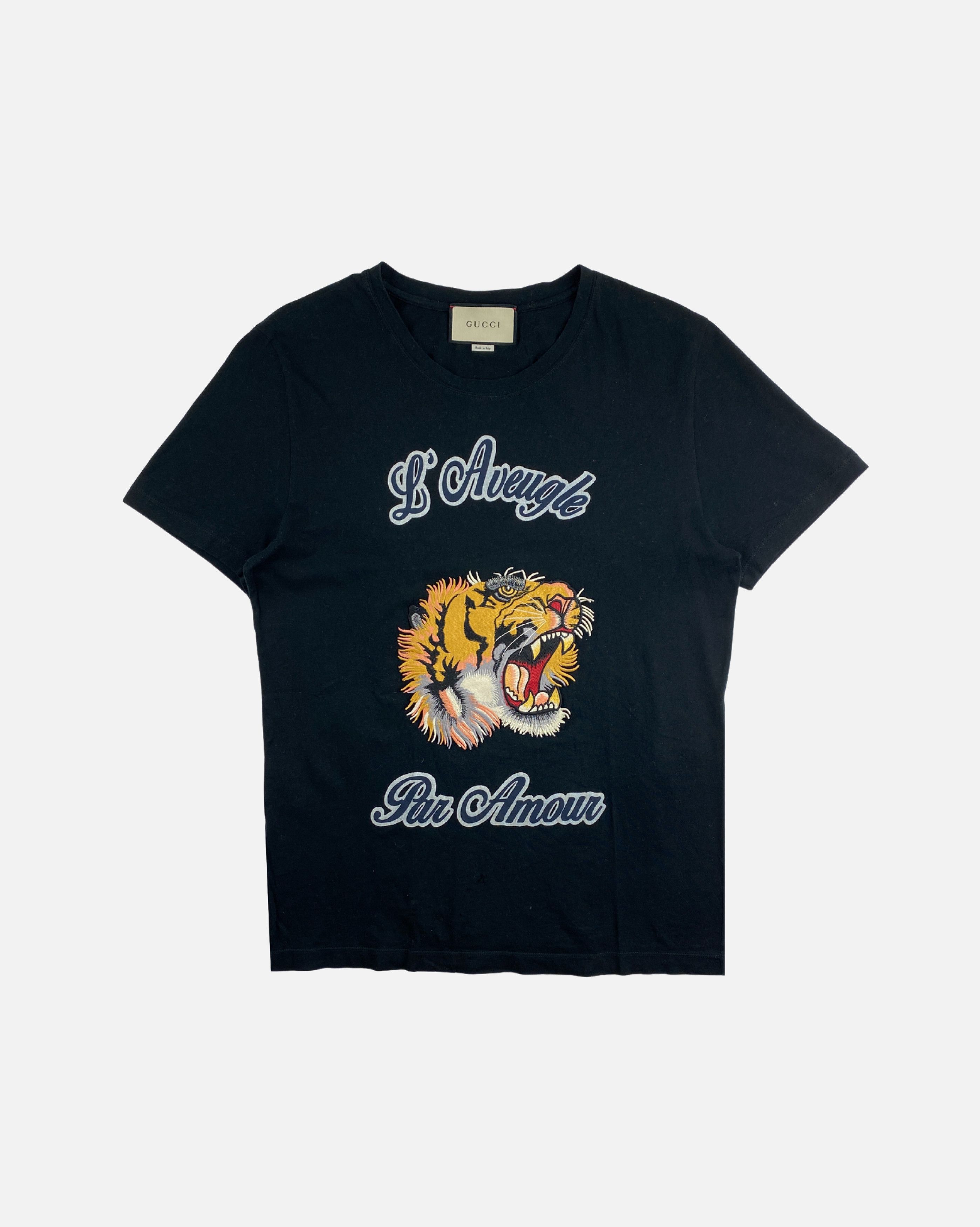 【良品】GUCCI・グッチ・Tシャツ・黒・タイガー刺繍・虎柄・M相当 楽天市場】gucci タイガー（Tシャツ・カットソー｜トップス