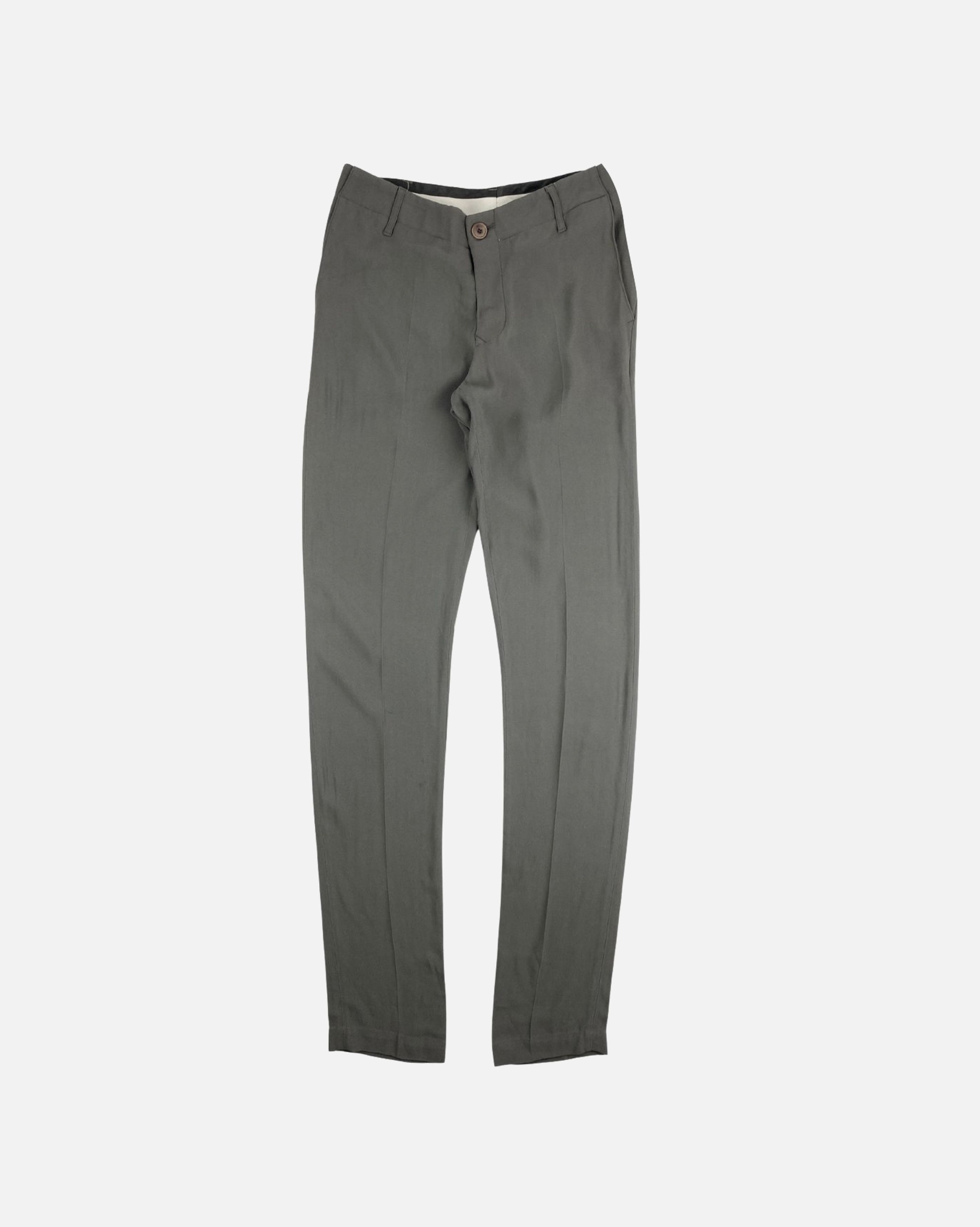 image of Rick Owens Dark Dust Trousers in Grey, Men's (Size 28)