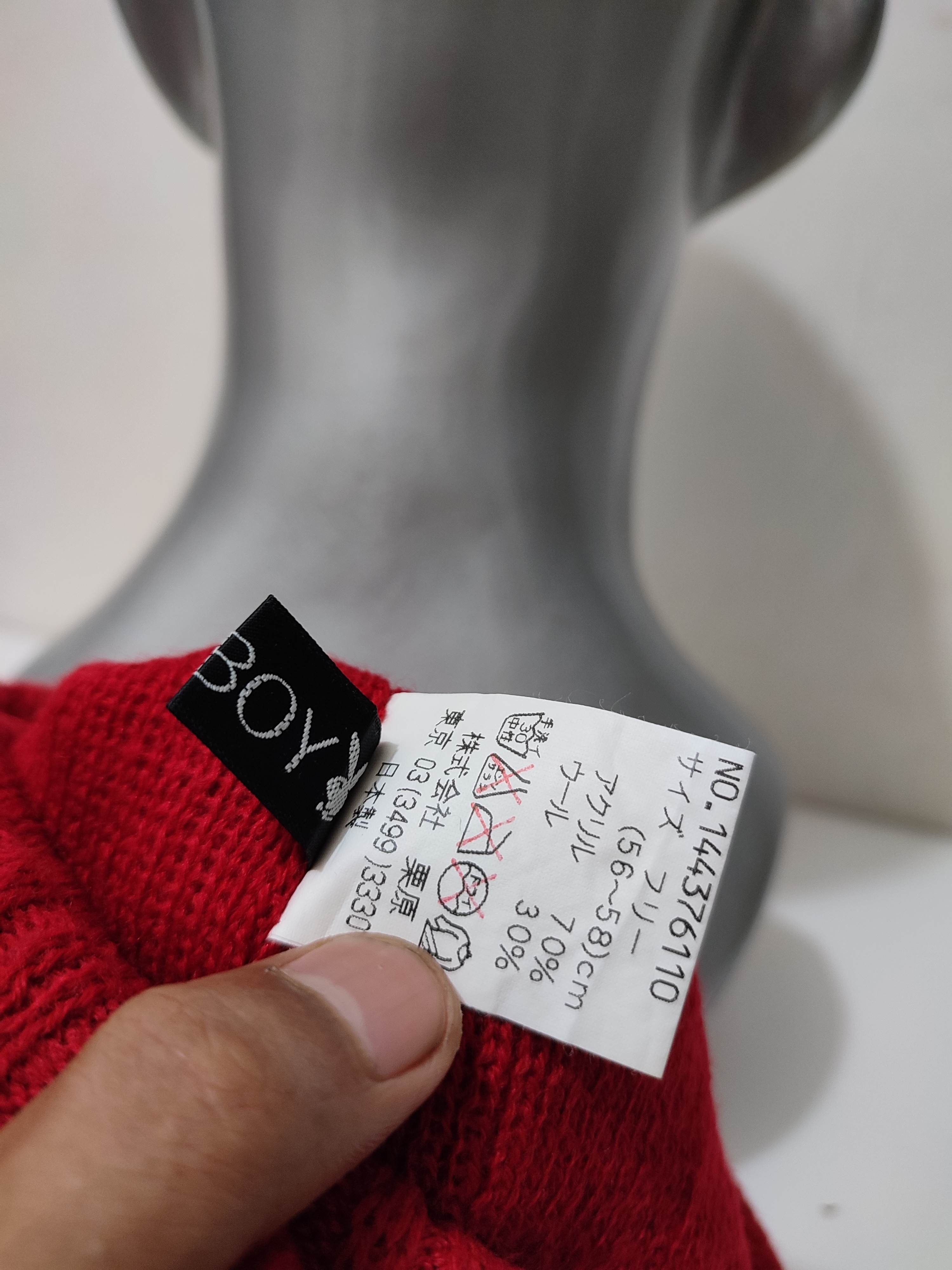 Playboy 🔥Playboy Red Beanie Hats Size ONE SIZE - 7 Thumbnail