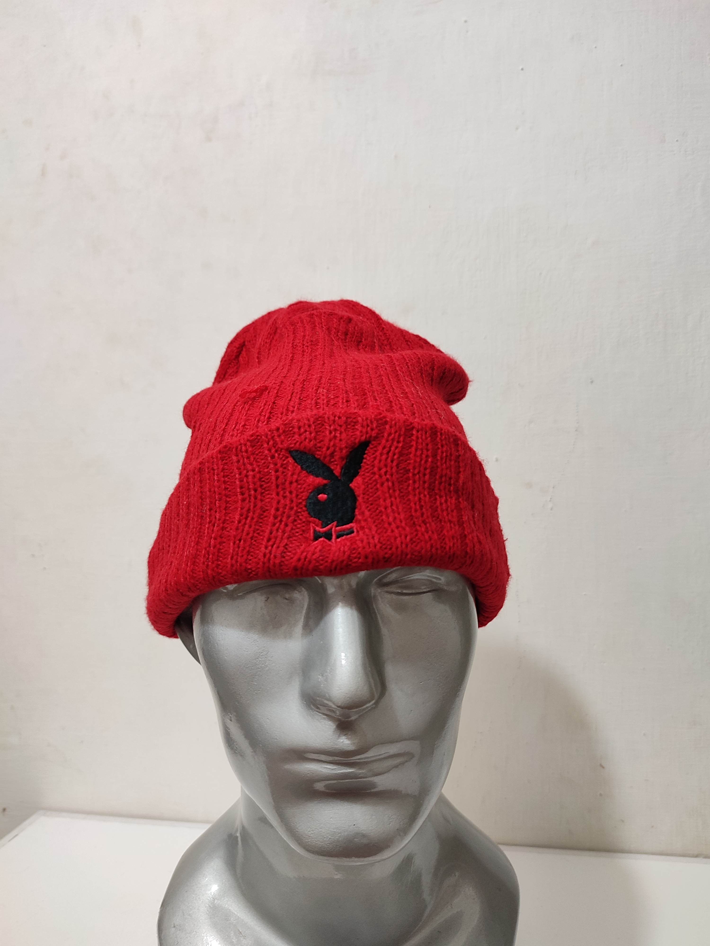 Playboy 🔥Playboy Red Beanie Hats Size ONE SIZE - 1 Thumbnail
