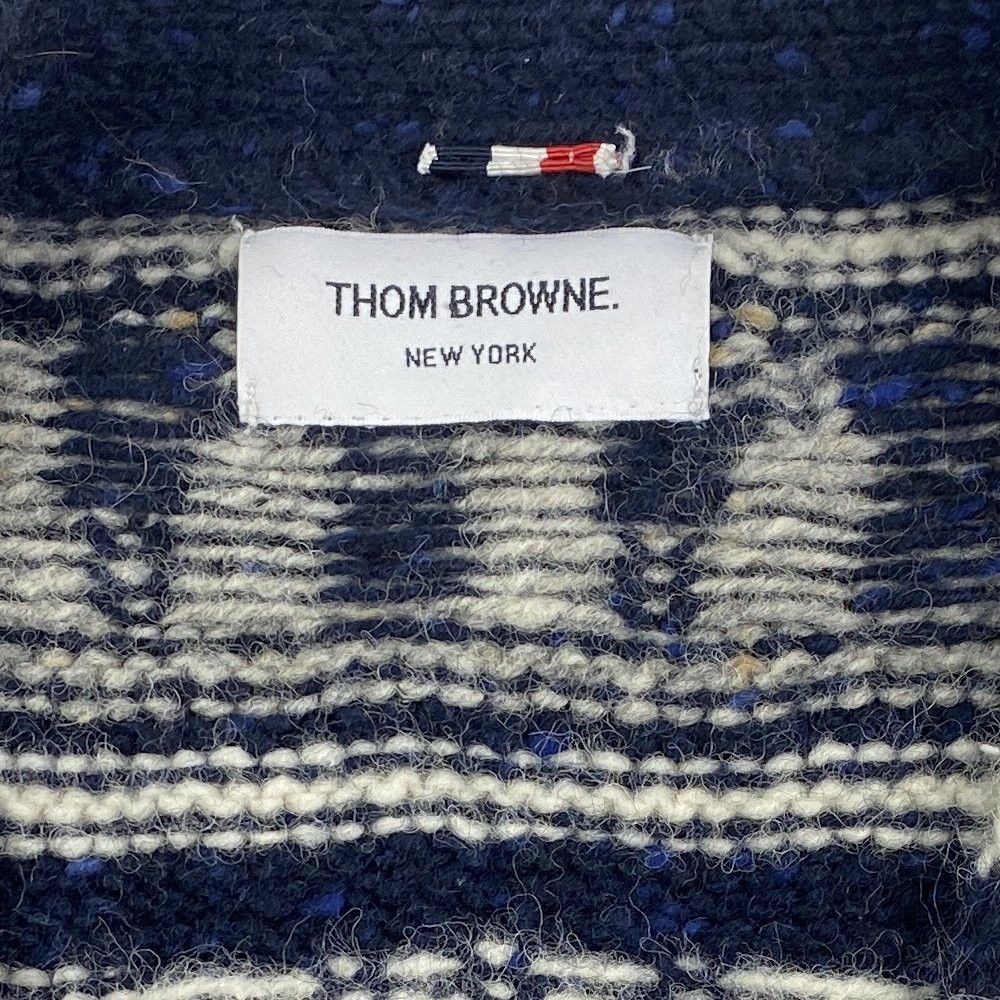 Thom Browne Thom Browne Blue Duck Knit Cardigan Size US S / EU 44-46 / 1 - 5 Thumbnail