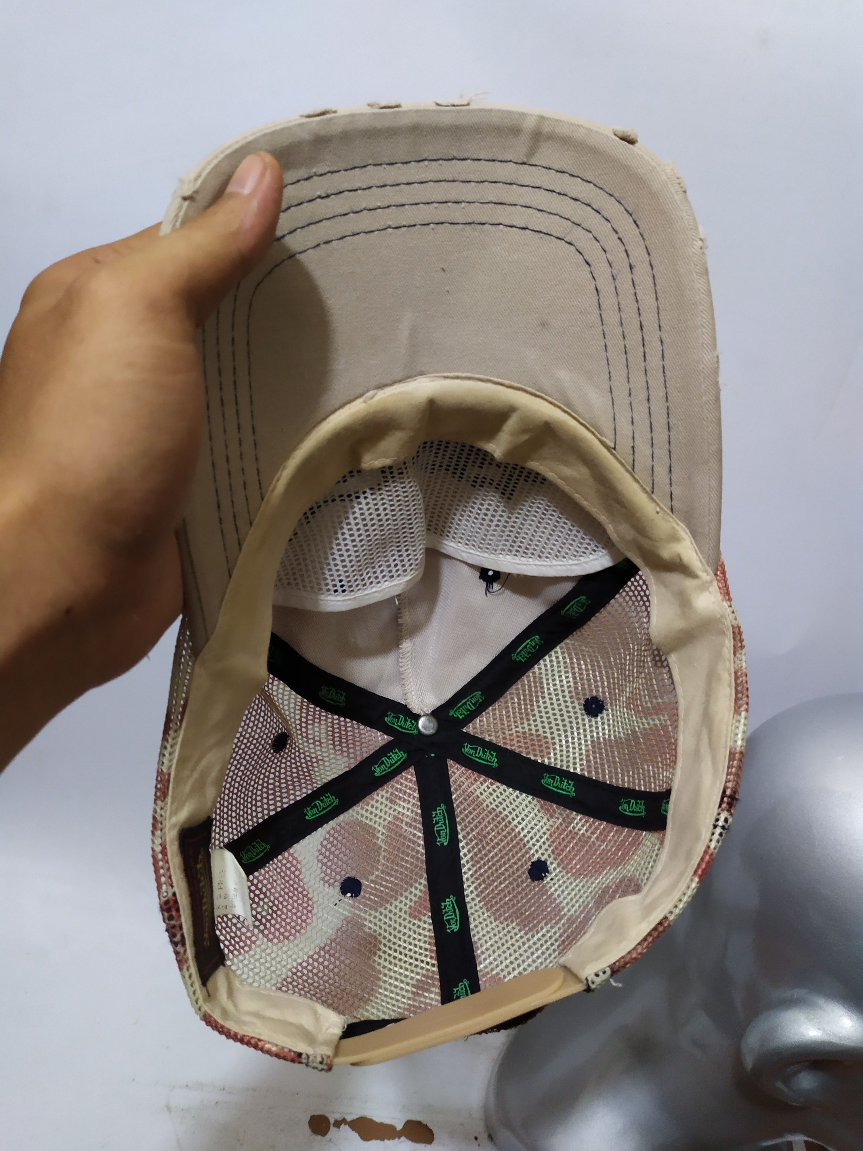 Von Dutch Von Dutch Distressed Trucker Hats Size ONE SIZE - 7 Thumbnail
