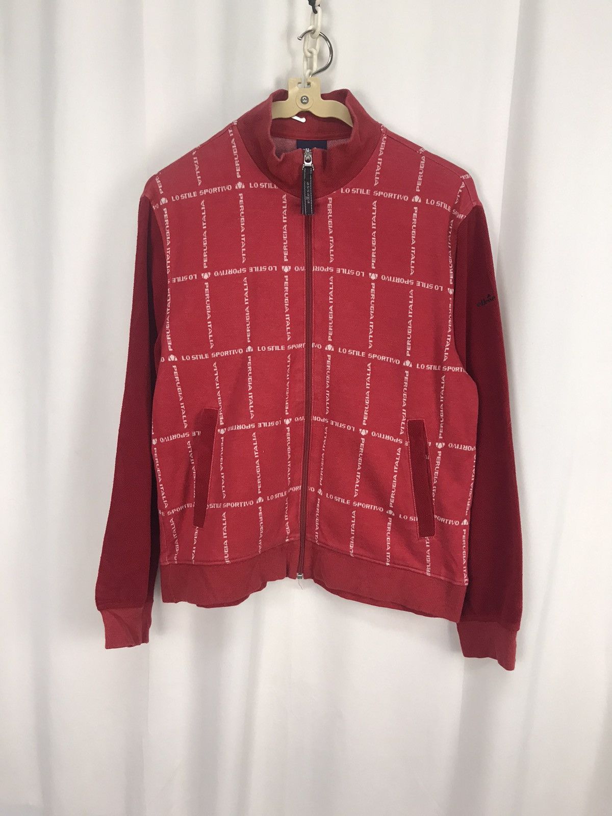 Ellesse × Japanese Brand Ellesse perugia italia zipper sweater Size M / US 6-8 / IT 42-44 - 9 Thumbnail