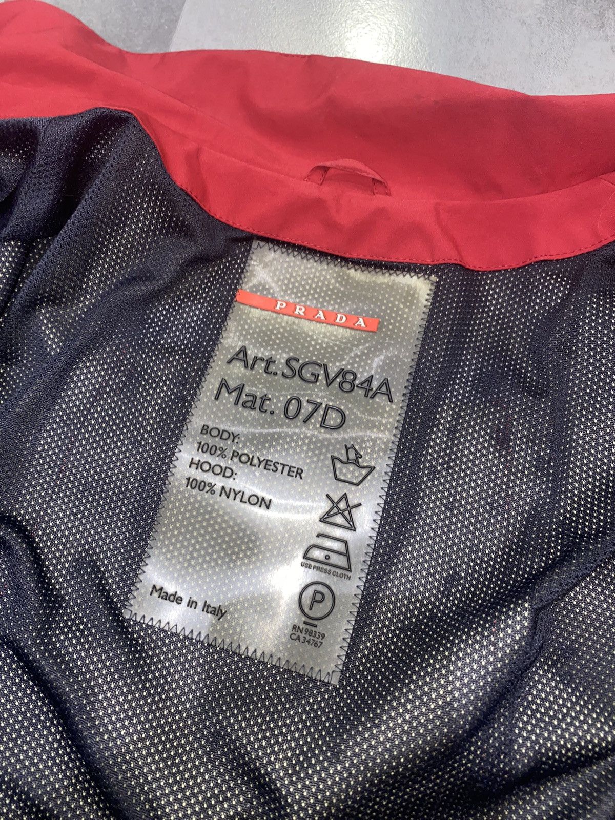 Prada Archive Prada X Goretex Red Tab Logo Red Technical Jacket Size US M / EU 48-50 / 2 - 16 Thumbnail
