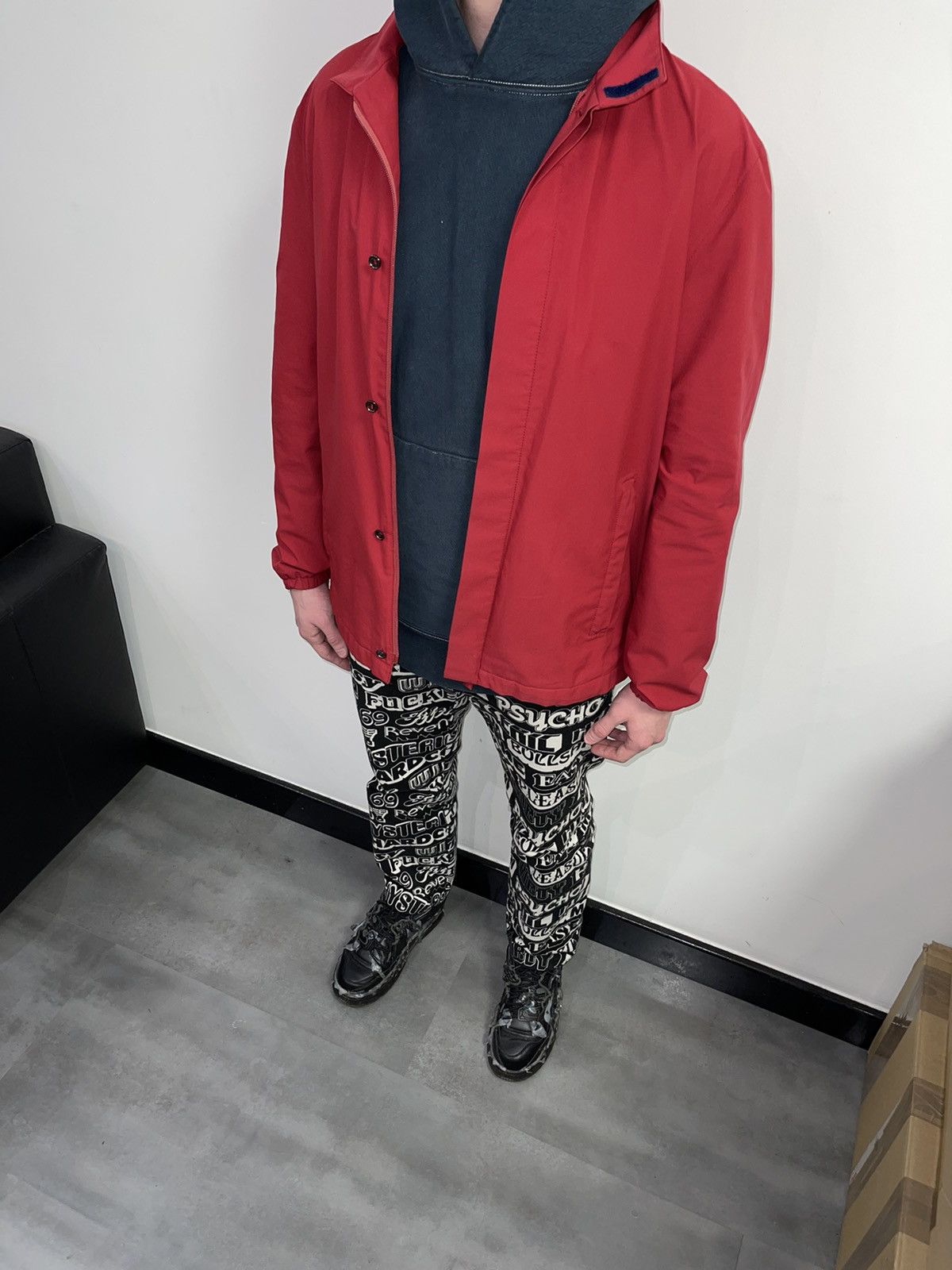 Prada Archive Prada X Goretex Red Tab Logo Red Technical Jacket Size US M / EU 48-50 / 2 - 1 Thumbnail
