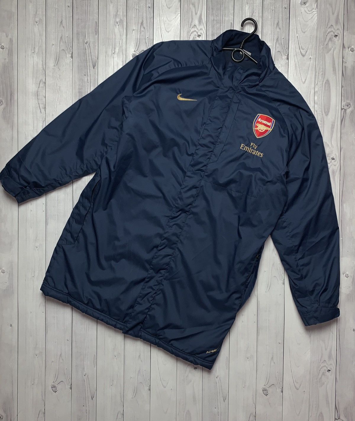 Vintage Nike Arsenal soccer parka jacket size L
