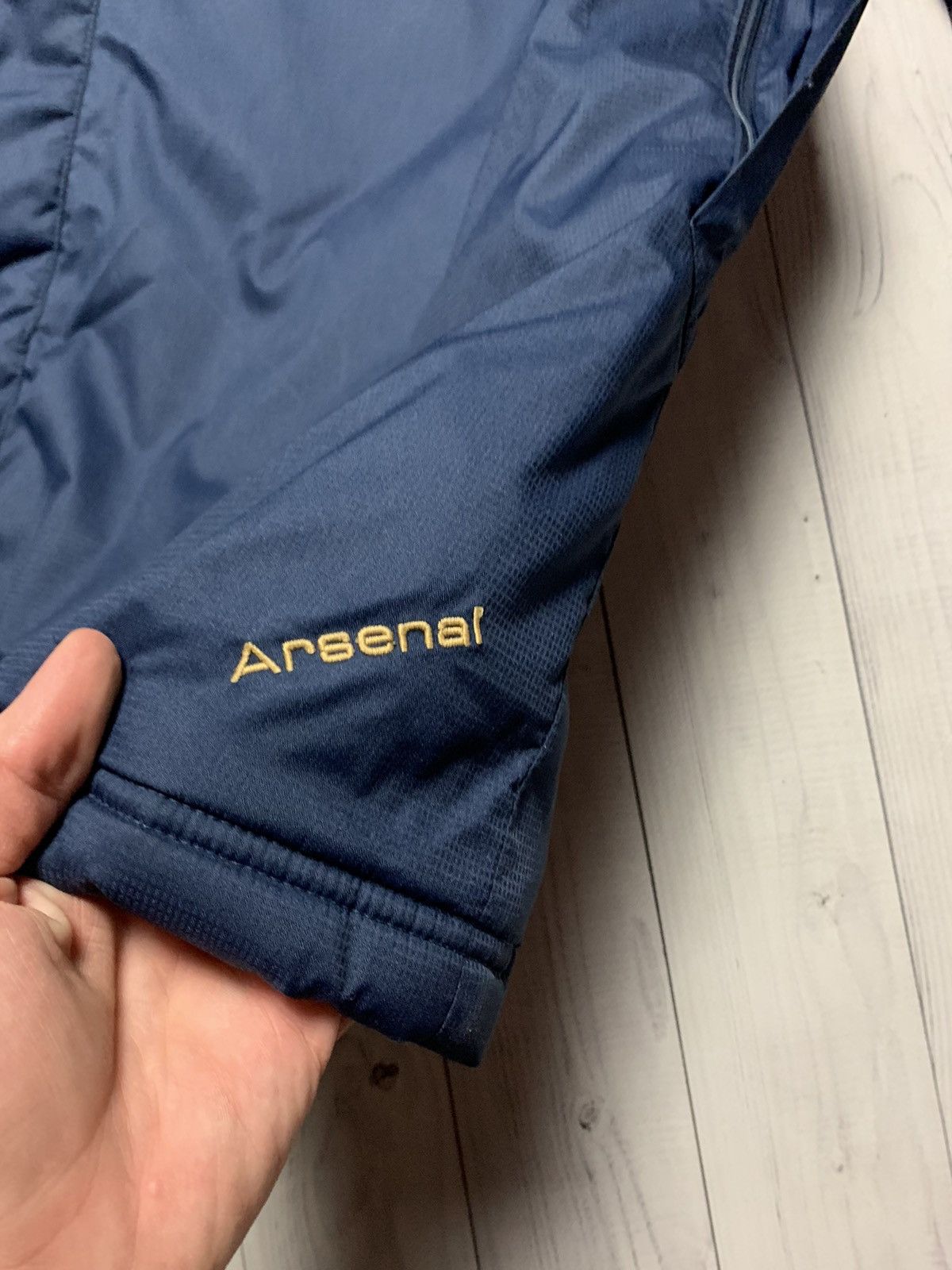 Nike × Vintage Vintage Nike Arsenal soccer parka jacket size L Size US L / EU 52-54 / 3 - 3 Thumbnail