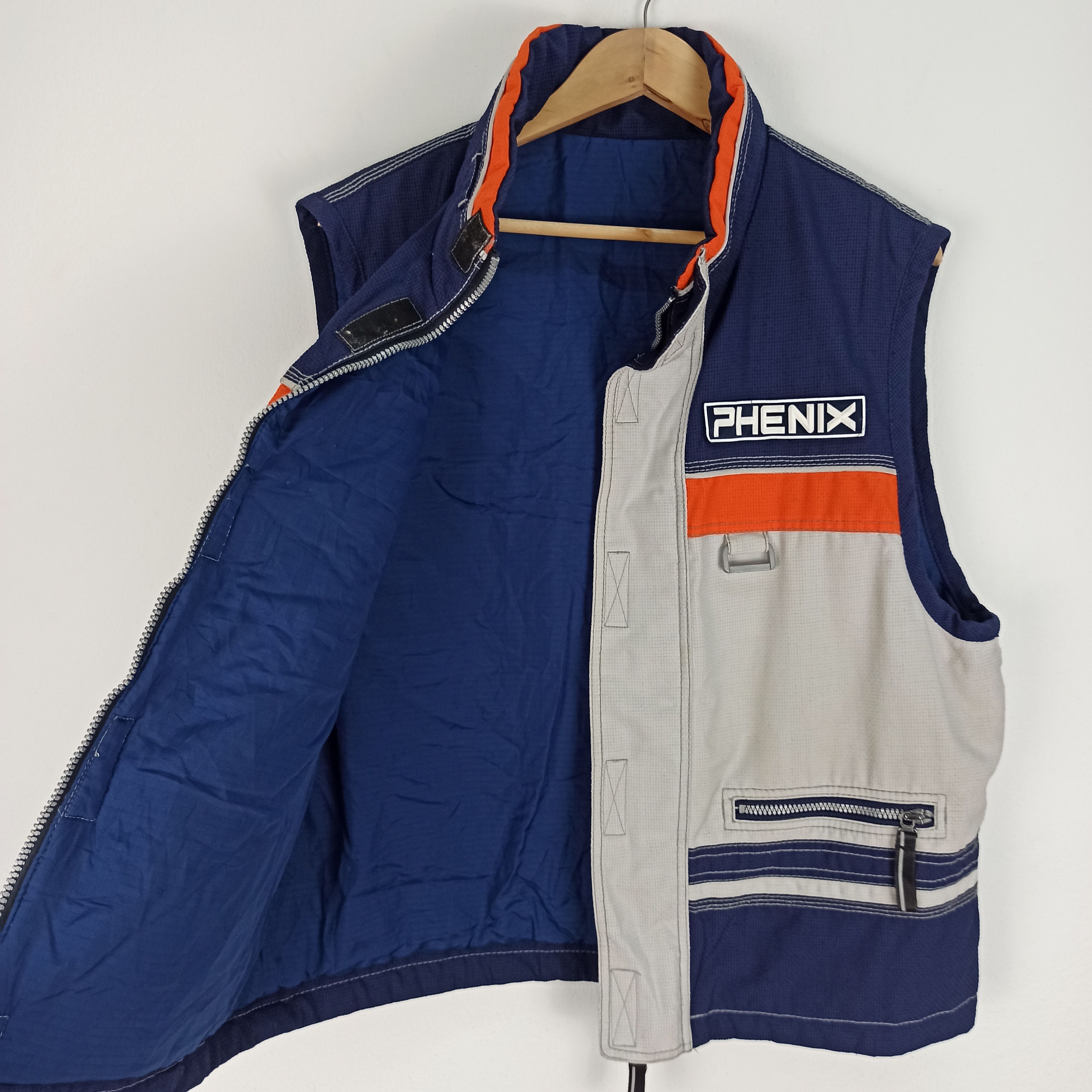 Phenix Vintage 90s Phenix Ski Wear Vest Jacket "Cordura Gear" Size US L / EU 52-54 / 3 - 6 Thumbnail
