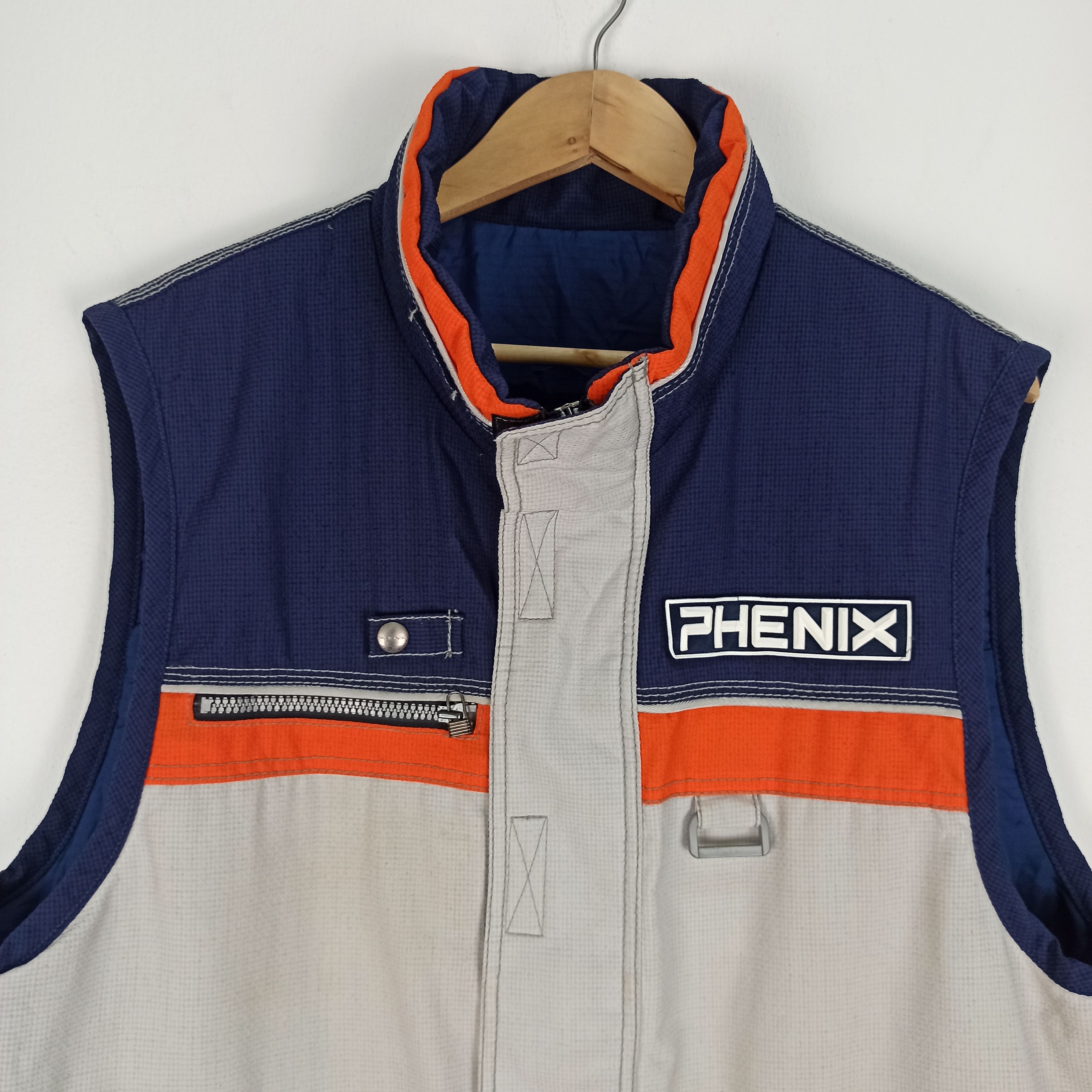 Phenix Vintage 90s Phenix Ski Wear Vest Jacket "Cordura Gear" Size US L / EU 52-54 / 3 - 2 Thumbnail