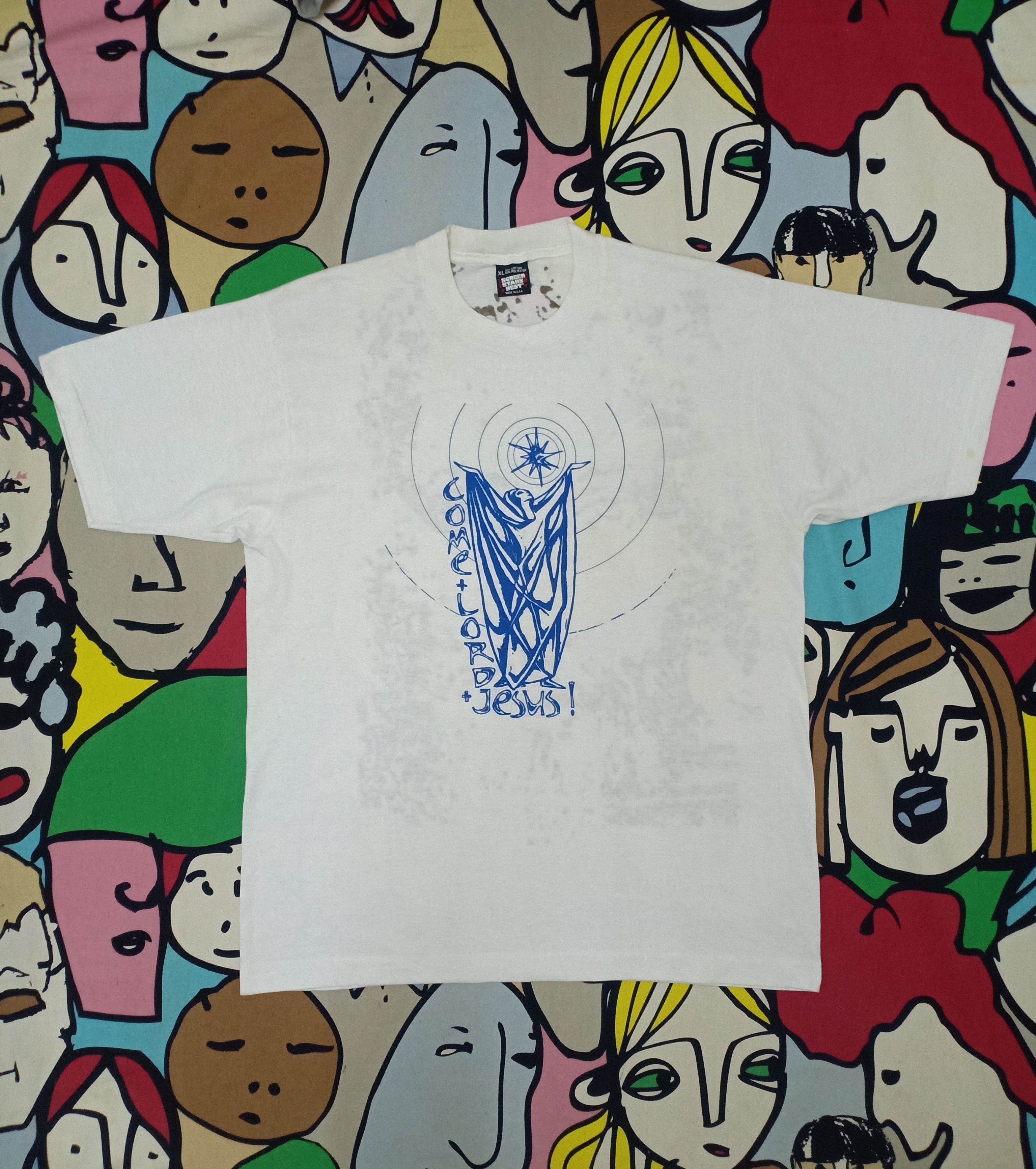 Vintage Jesus Come Size US XL / EU 56 / 4 - 2 Thumbnail