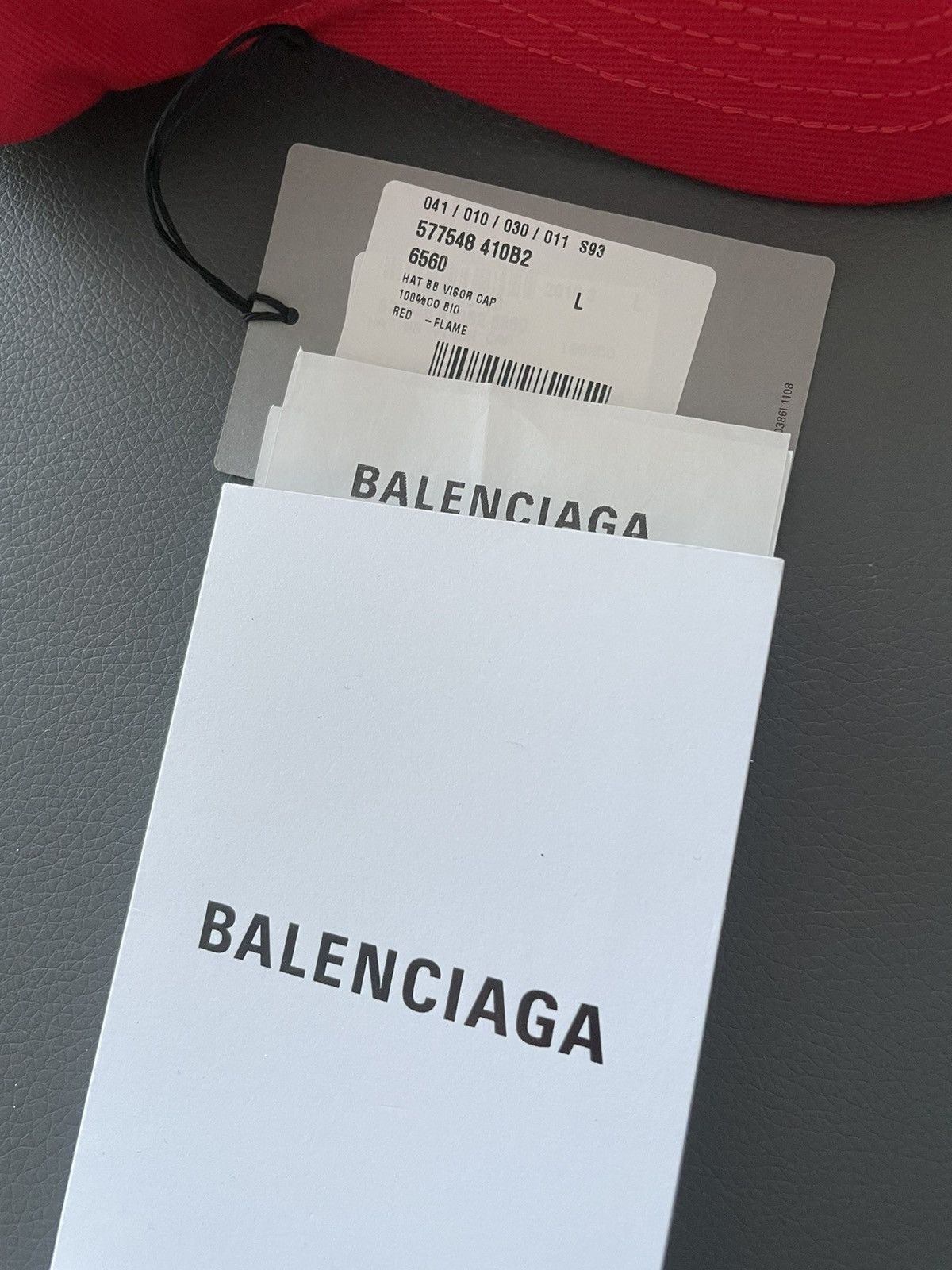 Balenciaga Rare Iconic Limited Edition Brand NEW Runway Logo Hat Size ONE SIZE - 16 Thumbnail