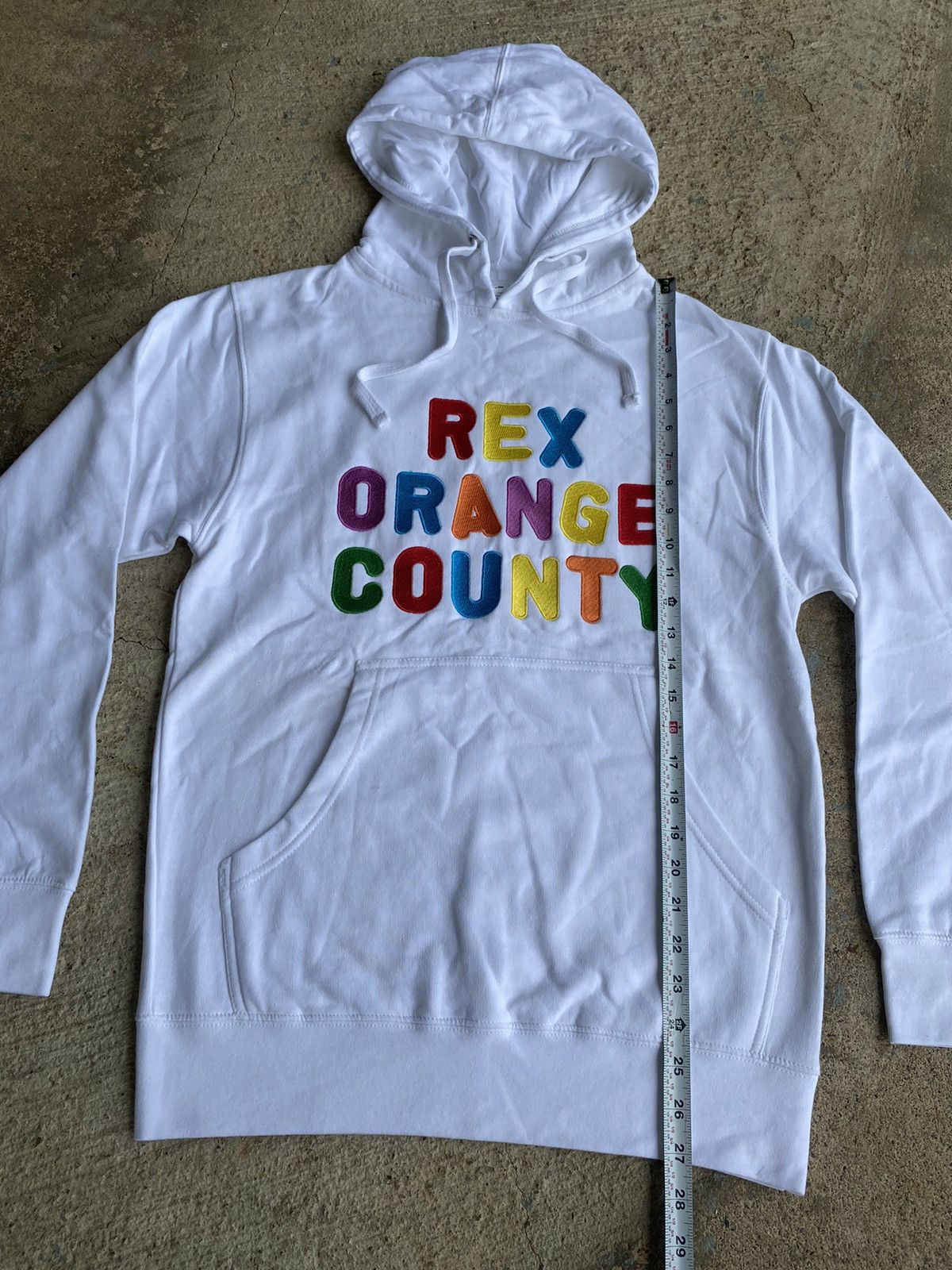 Golf Wang × Tyler The Creator Rex Orange County Embroidered White GOLF Hoodie Size US M / EU 48-50 / 2 - 7 Thumbnail