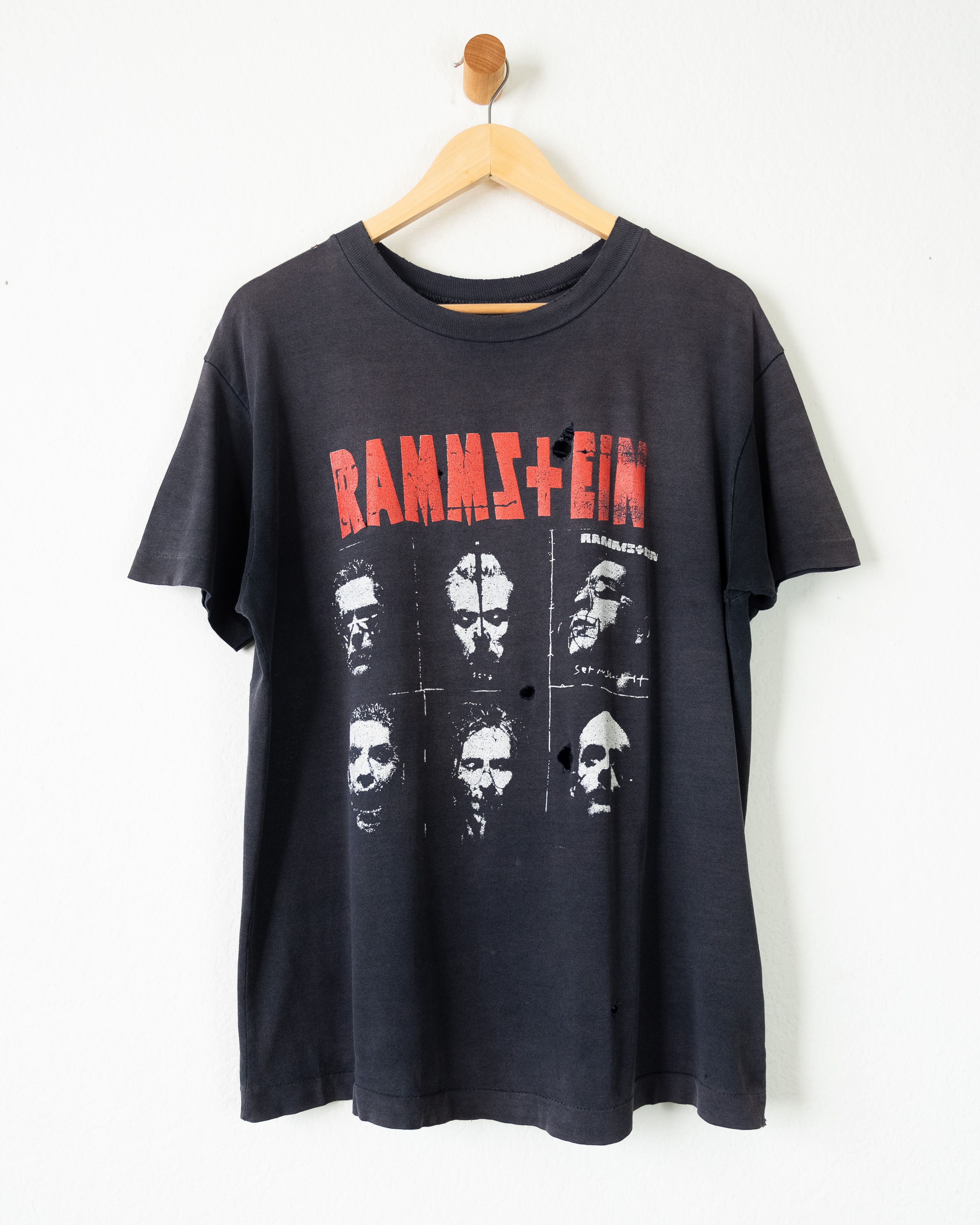 Vintage Rammstein T Shirt 90s Vintage Faded Distressed Single Stitch |  Grailed