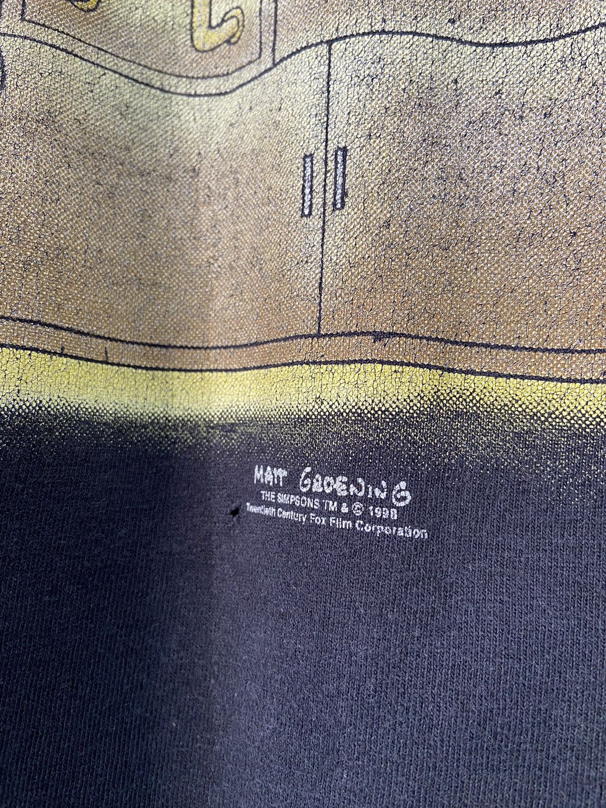 Vintage The Simpson's vintage 1998 two beer t shirt Size US M / EU 48-50 / 2 - 7 Thumbnail