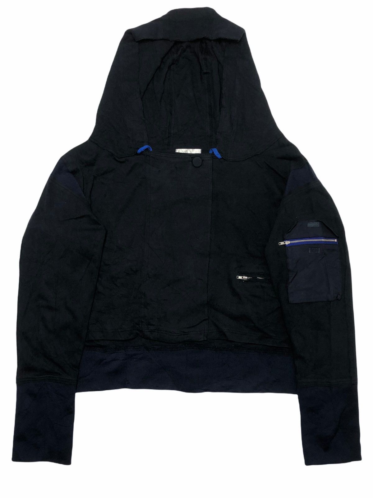 Japanese Brand 2000s Adam Havve - Cargo Croped Big Hoodie Size US XL / EU 56 / 4 - 1 Thumbnail