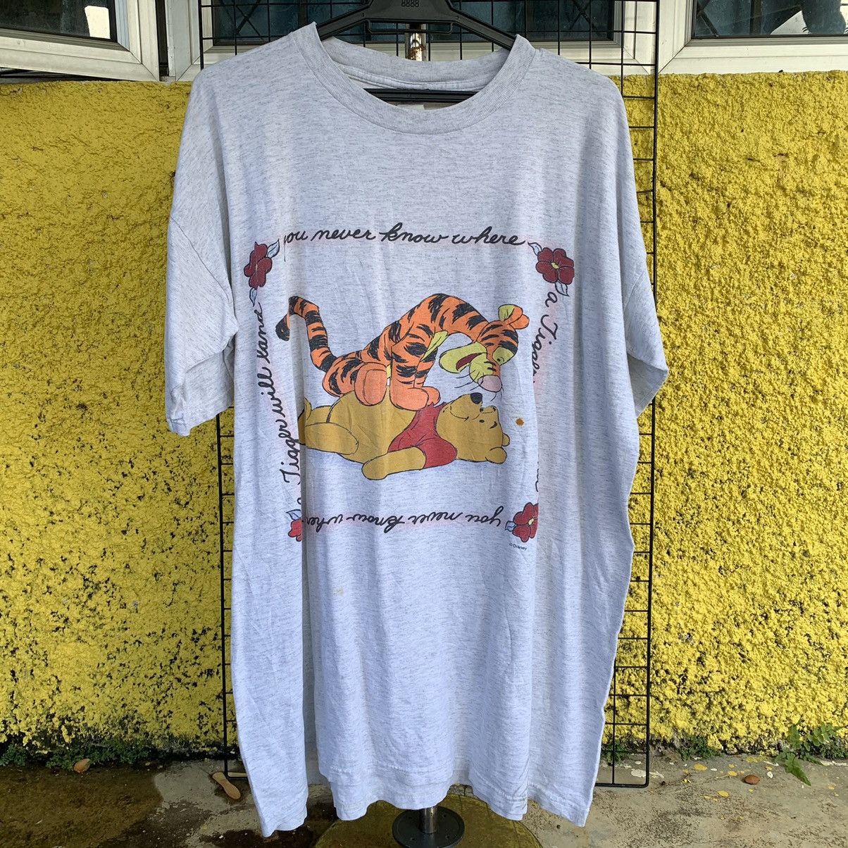 Disney Tiger and pooh Disney tshirt tee Size US XXL / EU 58 / 5 - 5 Thumbnail