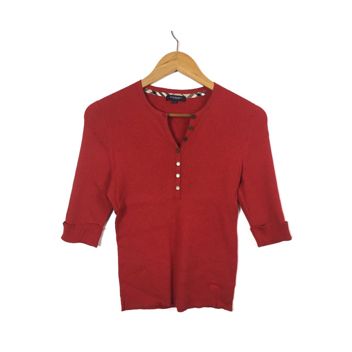 Burberry × Burberry Prorsum Vintage Burberry Fleece Sweatshirt Knit Burberry Size S / US 4 / IT 40 - 1 Thumbnail