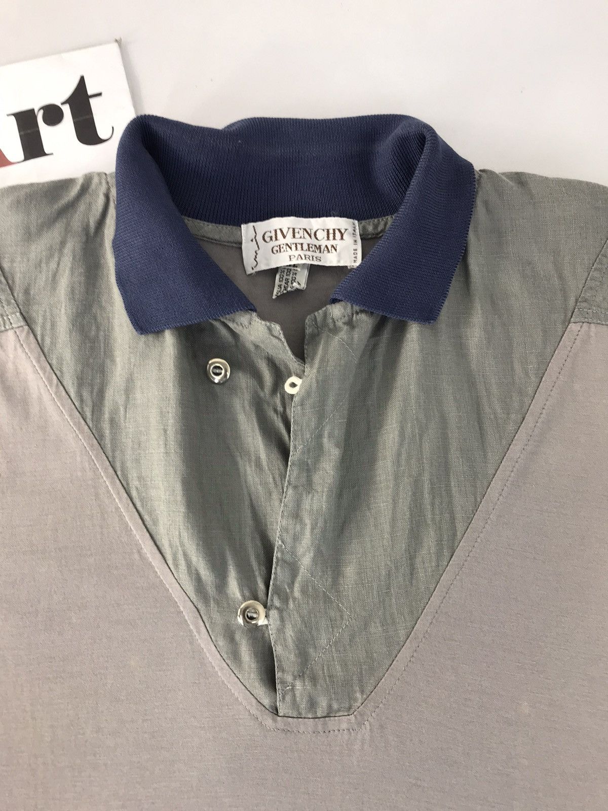 Givenchy Vintage Givenchy Gentleman Paris Polo Tee Size US L / EU 52-54 / 3 - 4 Thumbnail