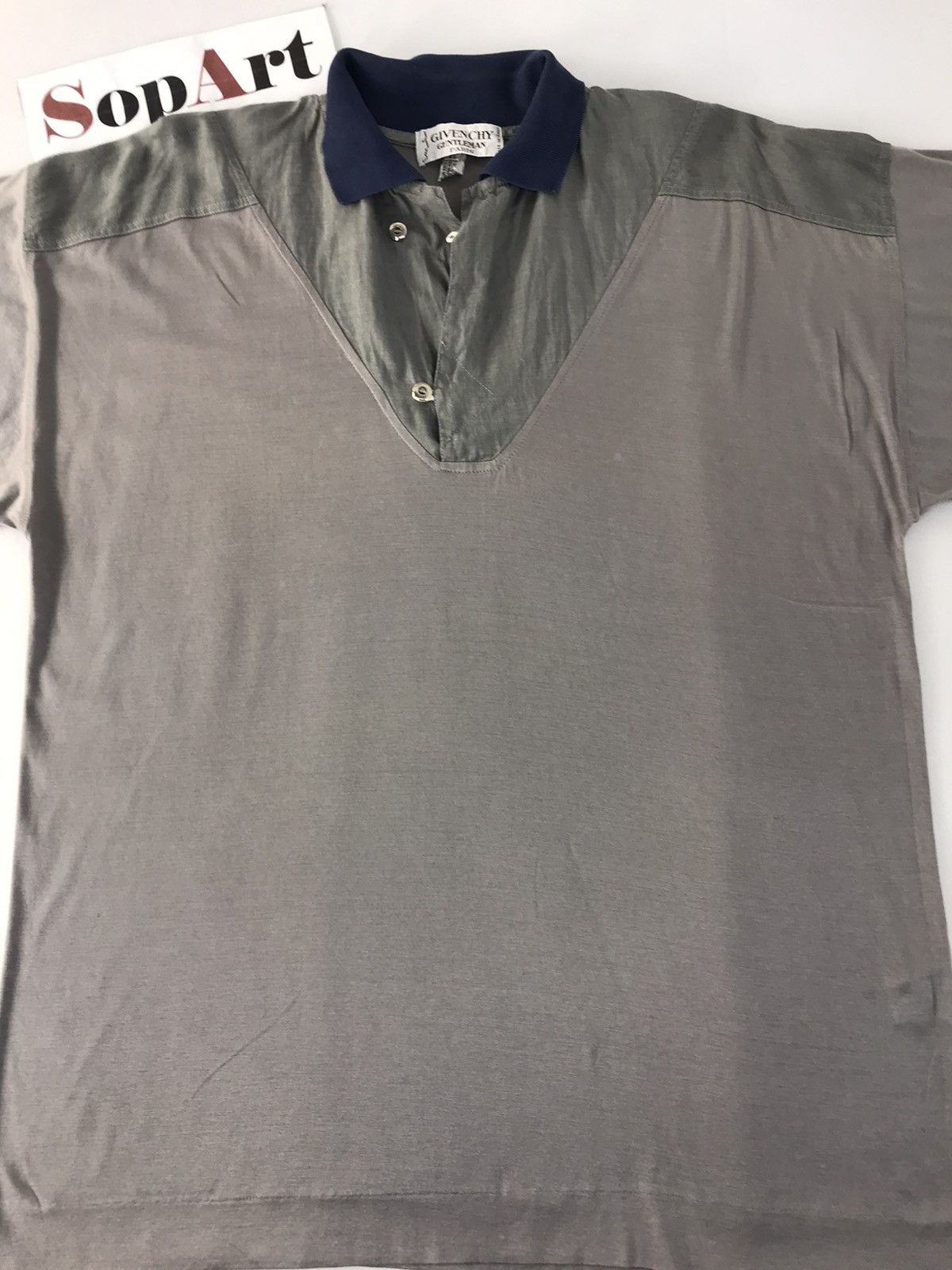 Givenchy Vintage Givenchy Gentleman Paris Polo Tee Size US L / EU 52-54 / 3 - 3 Thumbnail