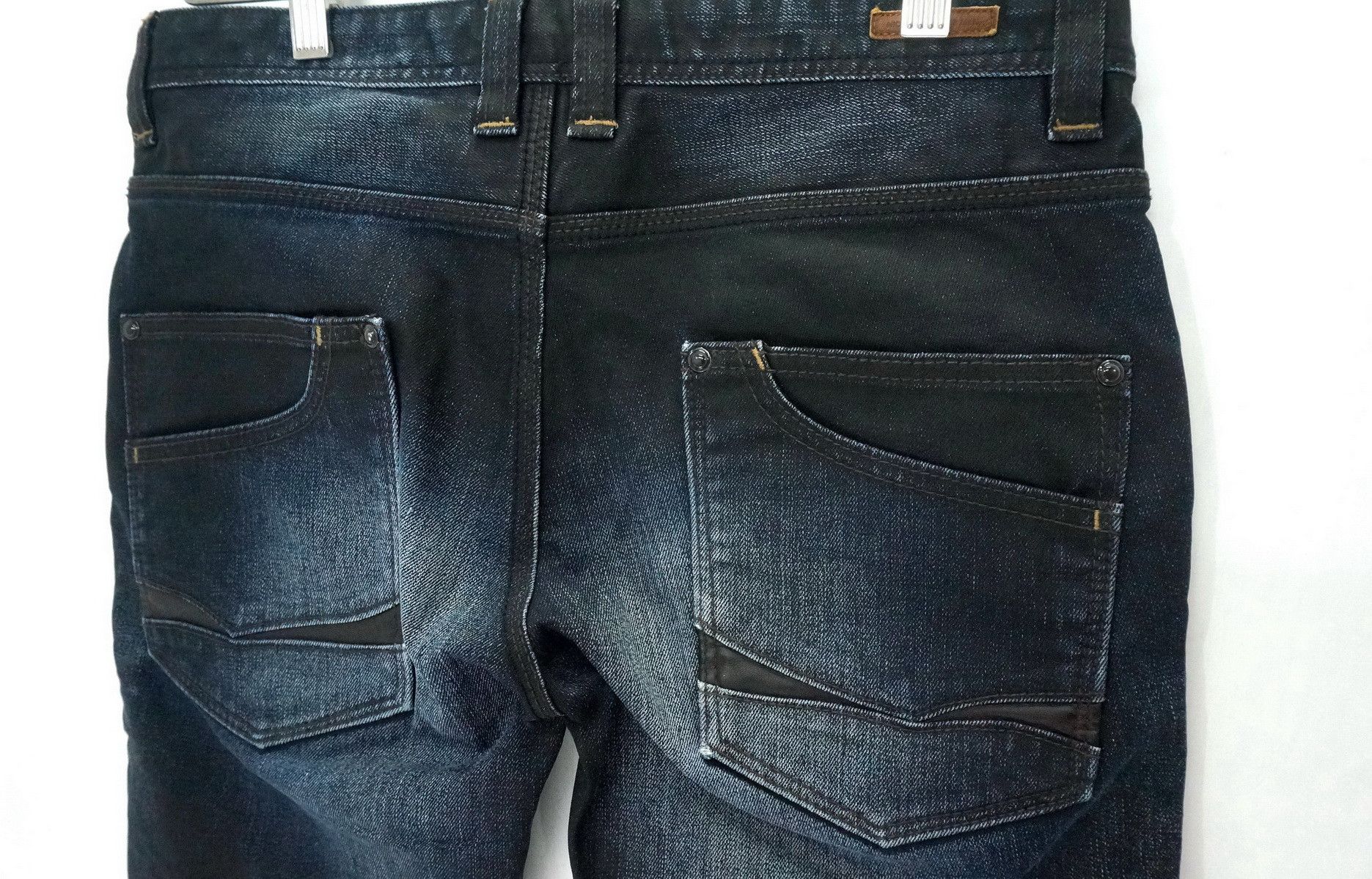 Japanese Brand Flare 🔥 NICOLE CLUB FOR MEN Low Rise Jeans Size US 30 / EU 46 - 10 Thumbnail