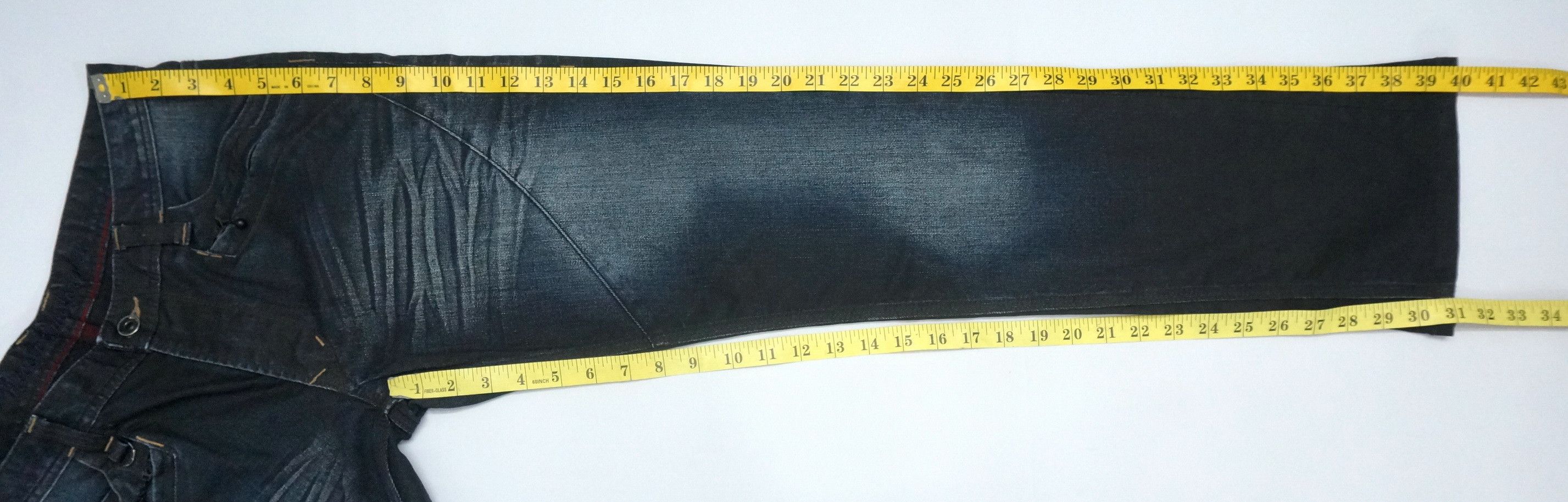 Japanese Brand Flare 🔥 NICOLE CLUB FOR MEN Low Rise Jeans Size US 30 / EU 46 - 15 Thumbnail