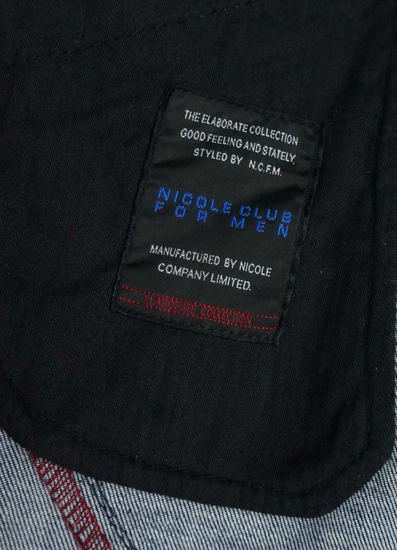 Japanese Brand Flare 🔥 NICOLE CLUB FOR MEN Low Rise Jeans Size US 30 / EU 46 - 20 Thumbnail