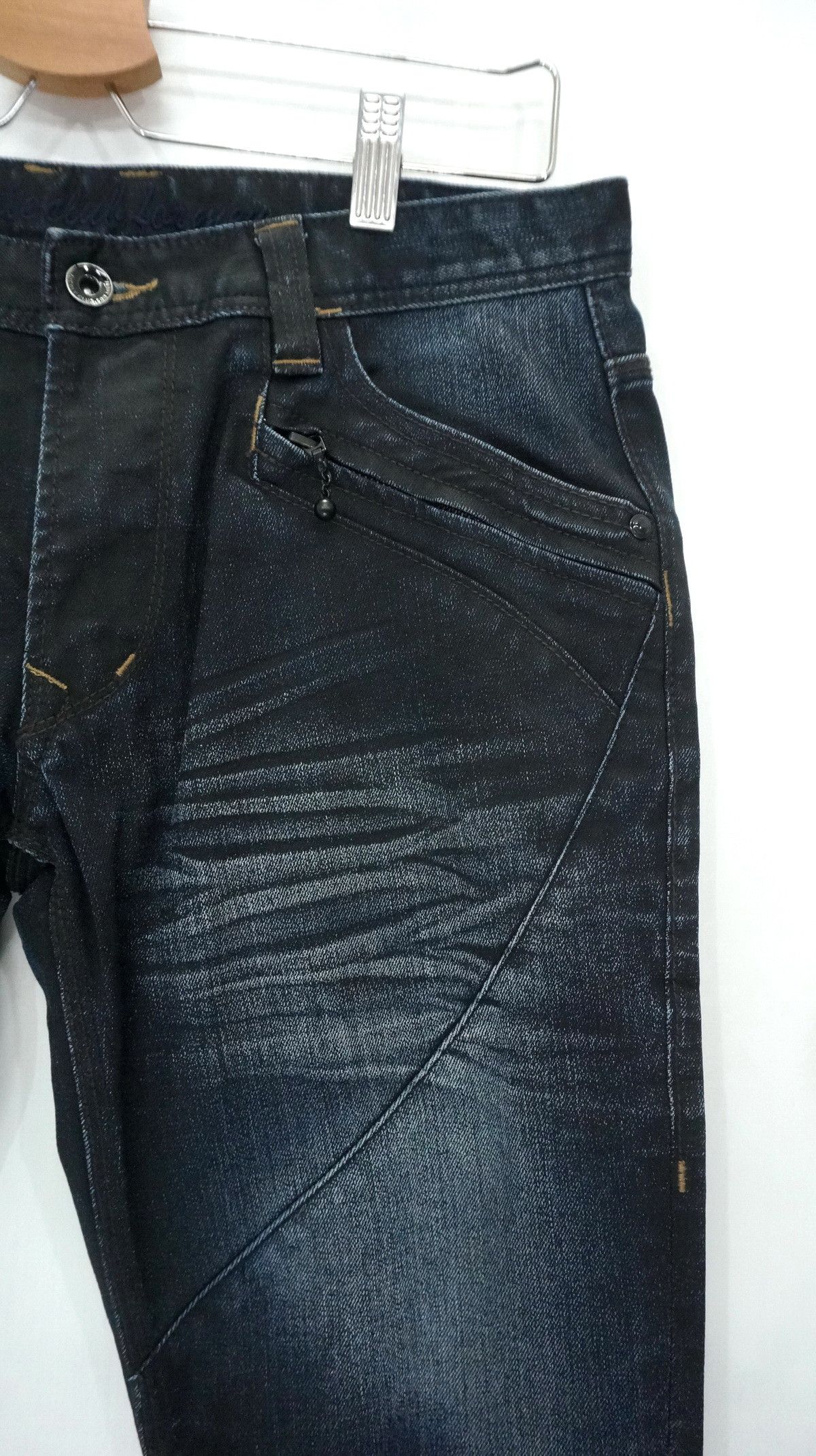 Japanese Brand Flare 🔥 NICOLE CLUB FOR MEN Low Rise Jeans Size US 30 / EU 46 - 6 Thumbnail
