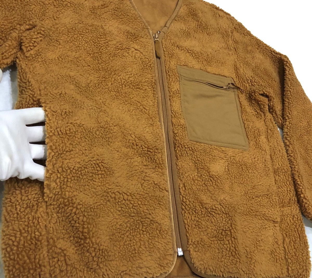 Japanese Brand Men Uniqlo U Fleece Cardigan Size US M / EU 48-50 / 2 - 4 Thumbnail