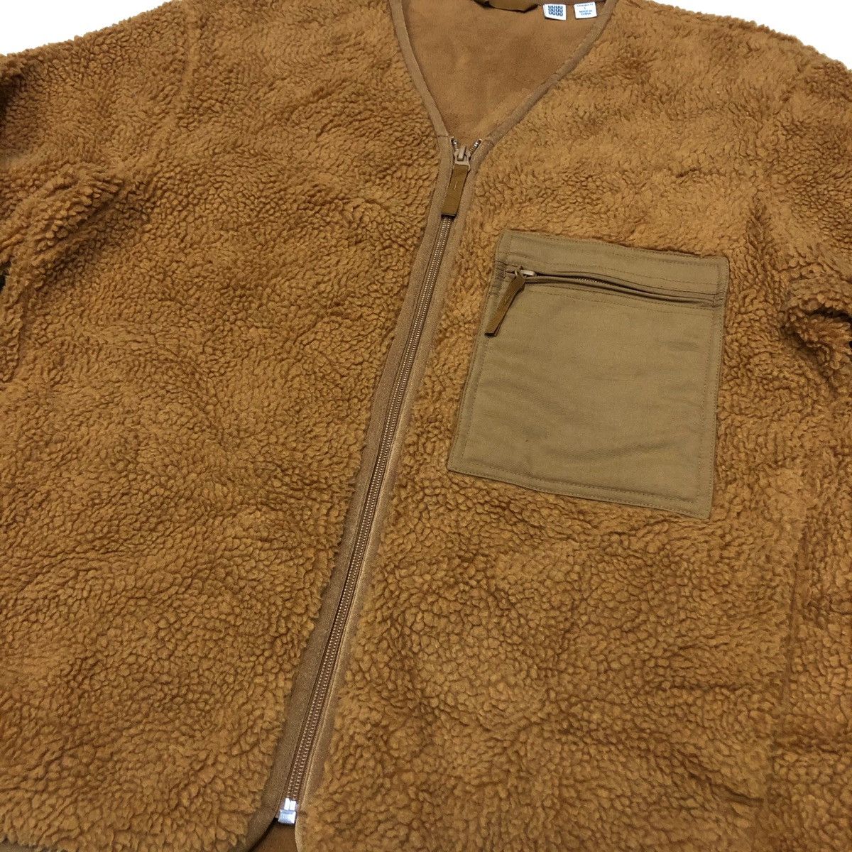 Japanese Brand Men Uniqlo U Fleece Cardigan Size US M / EU 48-50 / 2 - 5 Thumbnail