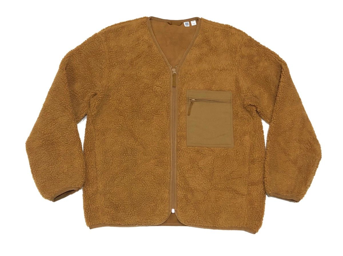 Japanese Brand Men Uniqlo U Fleece Cardigan Size US M / EU 48-50 / 2 - 3 Thumbnail