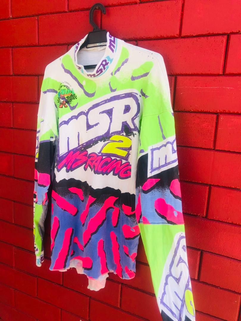 Japanese Brand × Vintage Vintage MS Racing 2 Motorsport Streetwear Fashion Style Size US L / EU 52-54 / 3 - 5 Thumbnail