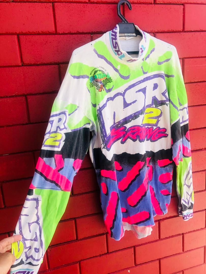 Japanese Brand × Vintage Vintage MS Racing 2 Motorsport Streetwear Fashion Style Size US L / EU 52-54 / 3 - 4 Thumbnail
