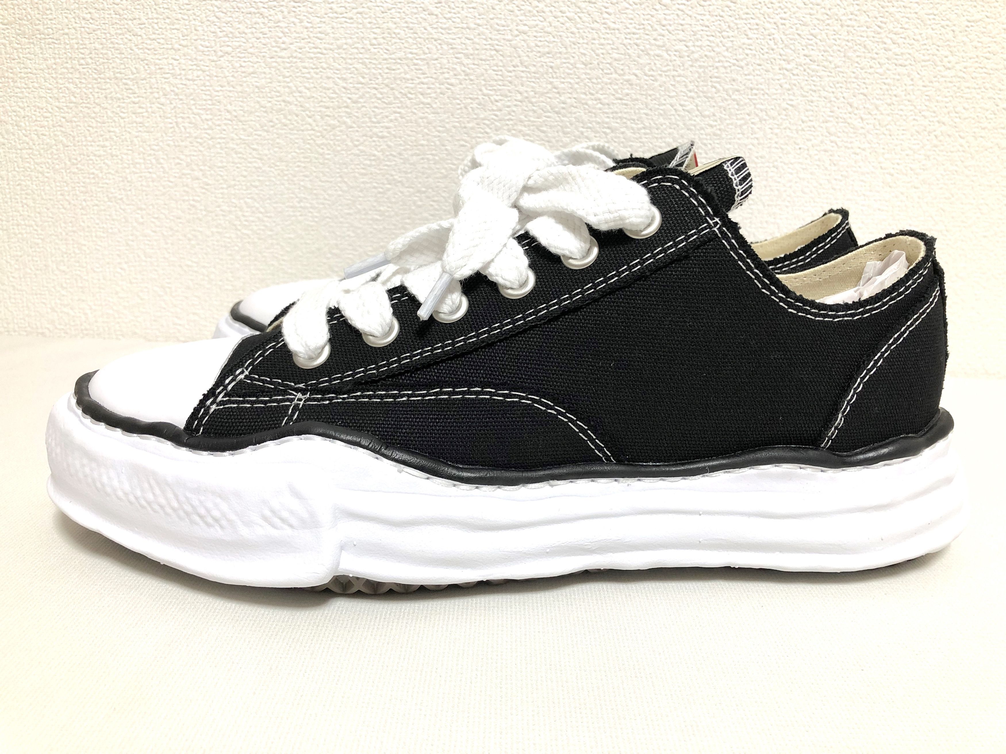 Maison MIHARA YASUHIRO MIHARA YASUHIRO PETERSON OG Sole Canvas Low-top black 41 Size US 8 / EU 41 - 2 Thumbnail
