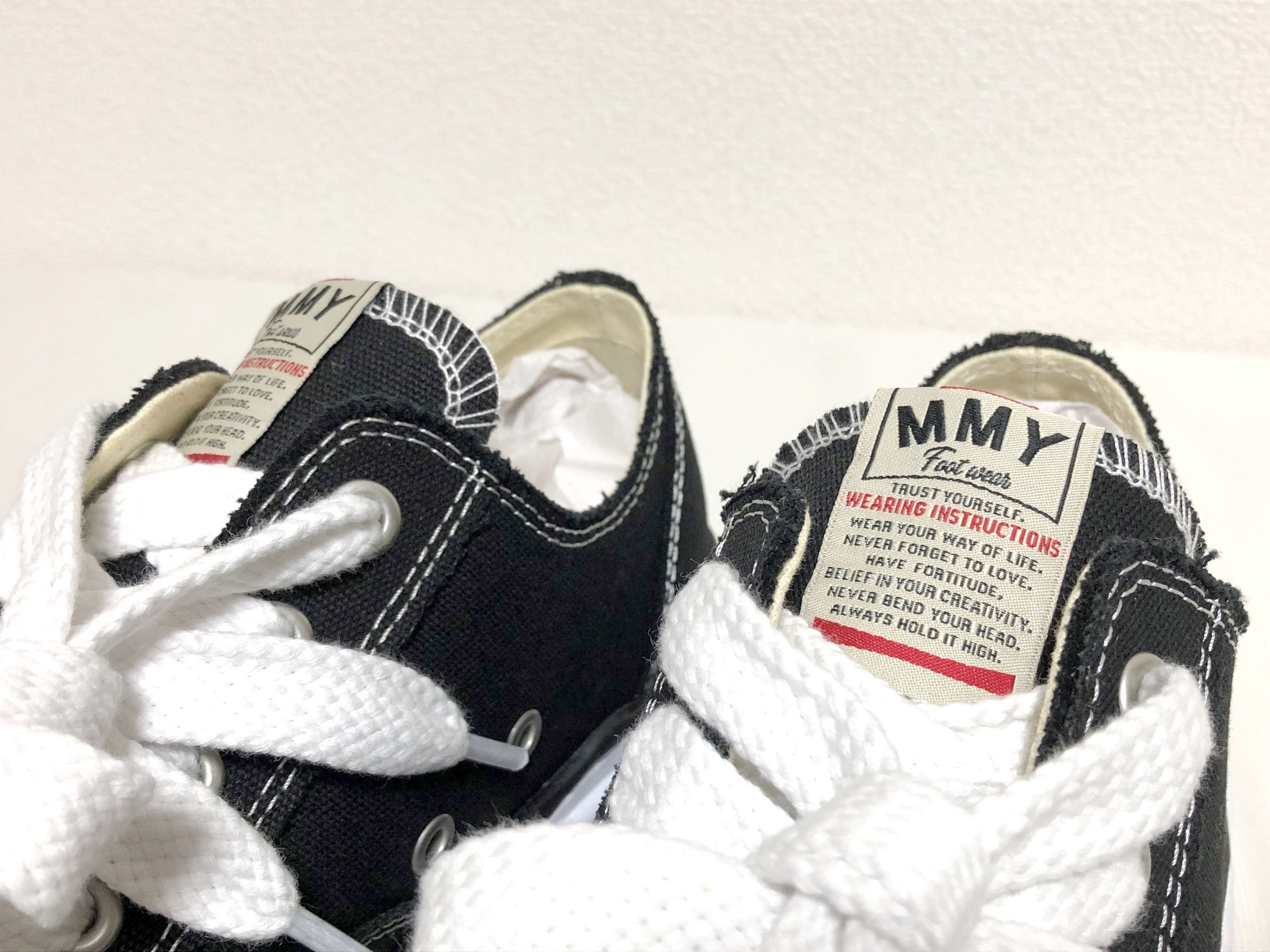 Maison MIHARA YASUHIRO MIHARA YASUHIRO PETERSON OG Sole Canvas Low-top black 41 Size US 8 / EU 41 - 4 Thumbnail