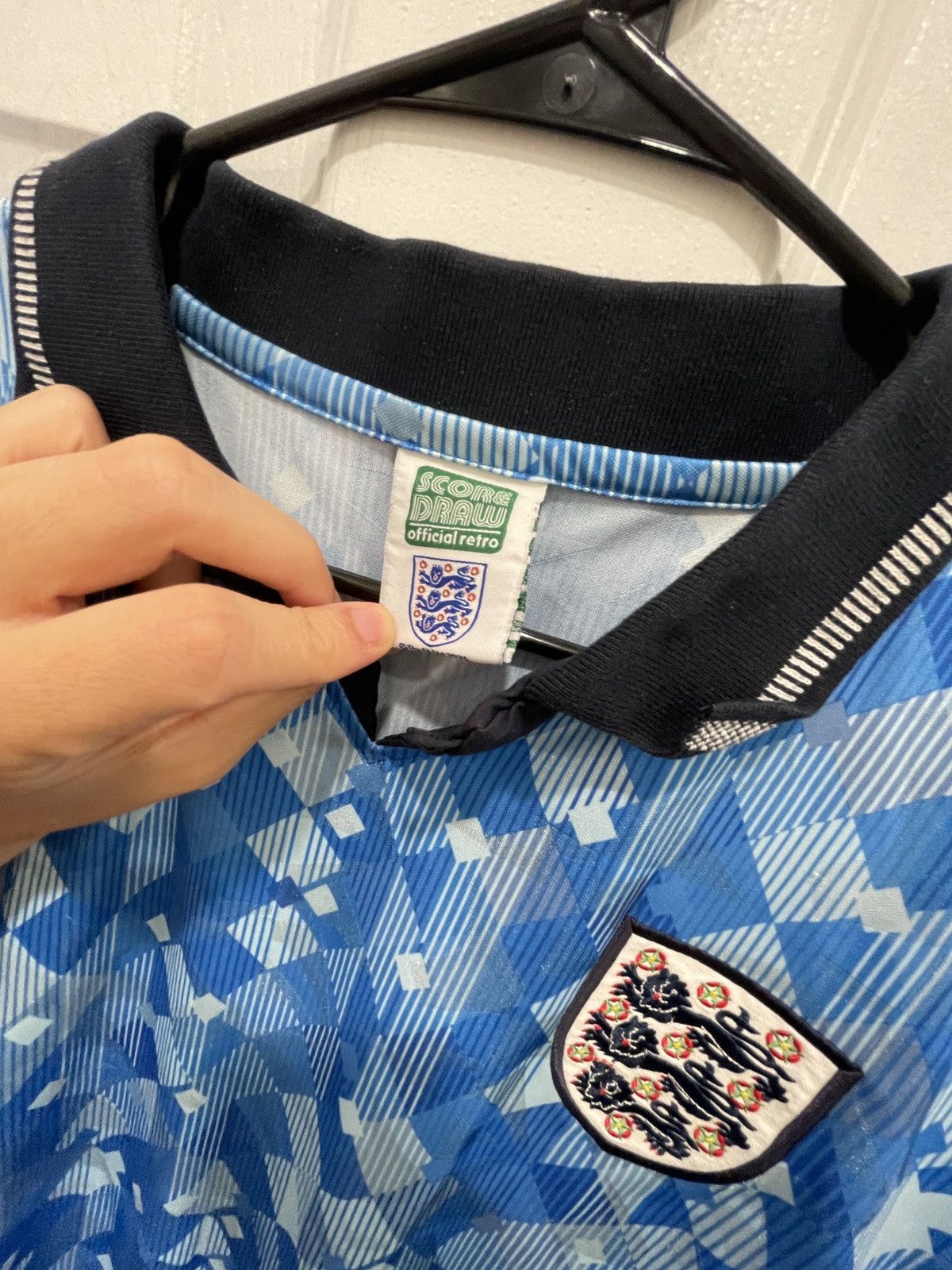 Vintage England retro 1990 3rd soccer jersey Size US L / EU 52-54 / 3 - 3 Thumbnail