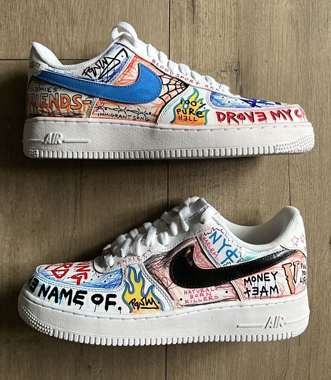 Vlone store custom af1