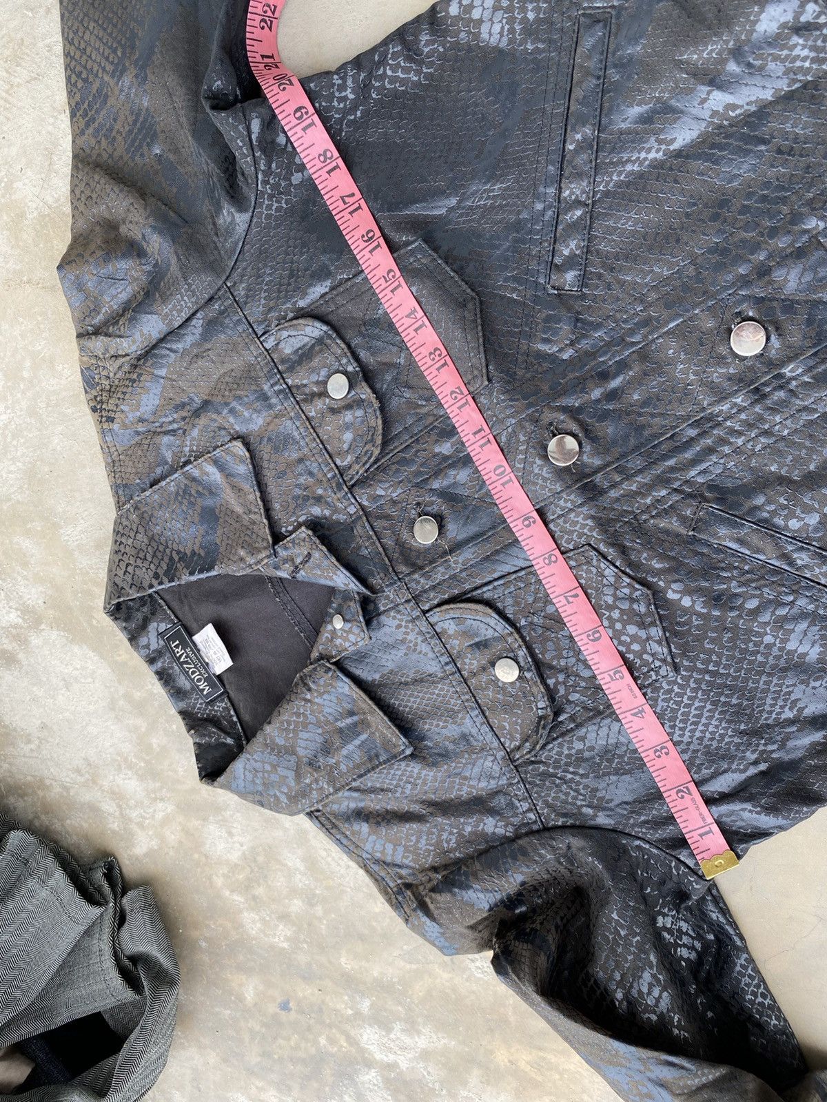 Japanese Brand × Vintage MODZART SNACK LEATHER JACKET Size US M / EU 48-50 / 2 - 7 Thumbnail