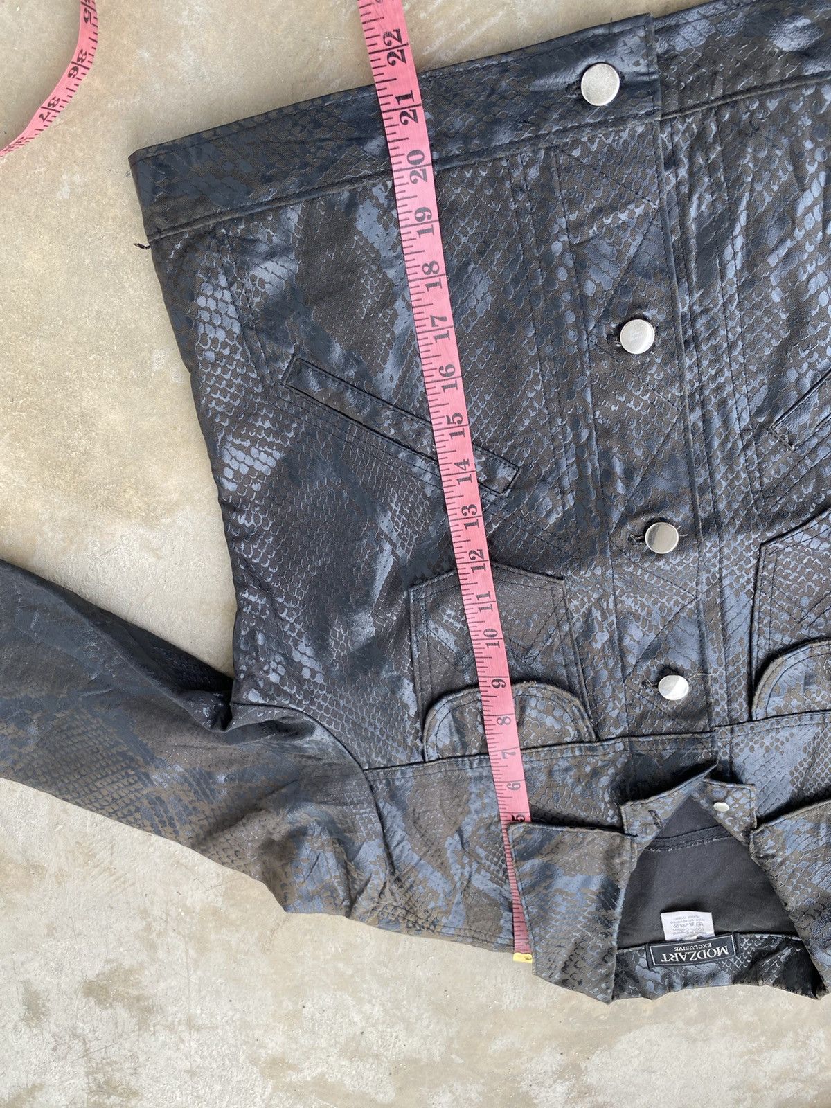 Japanese Brand × Vintage MODZART SNACK LEATHER JACKET Size US M / EU 48-50 / 2 - 8 Thumbnail
