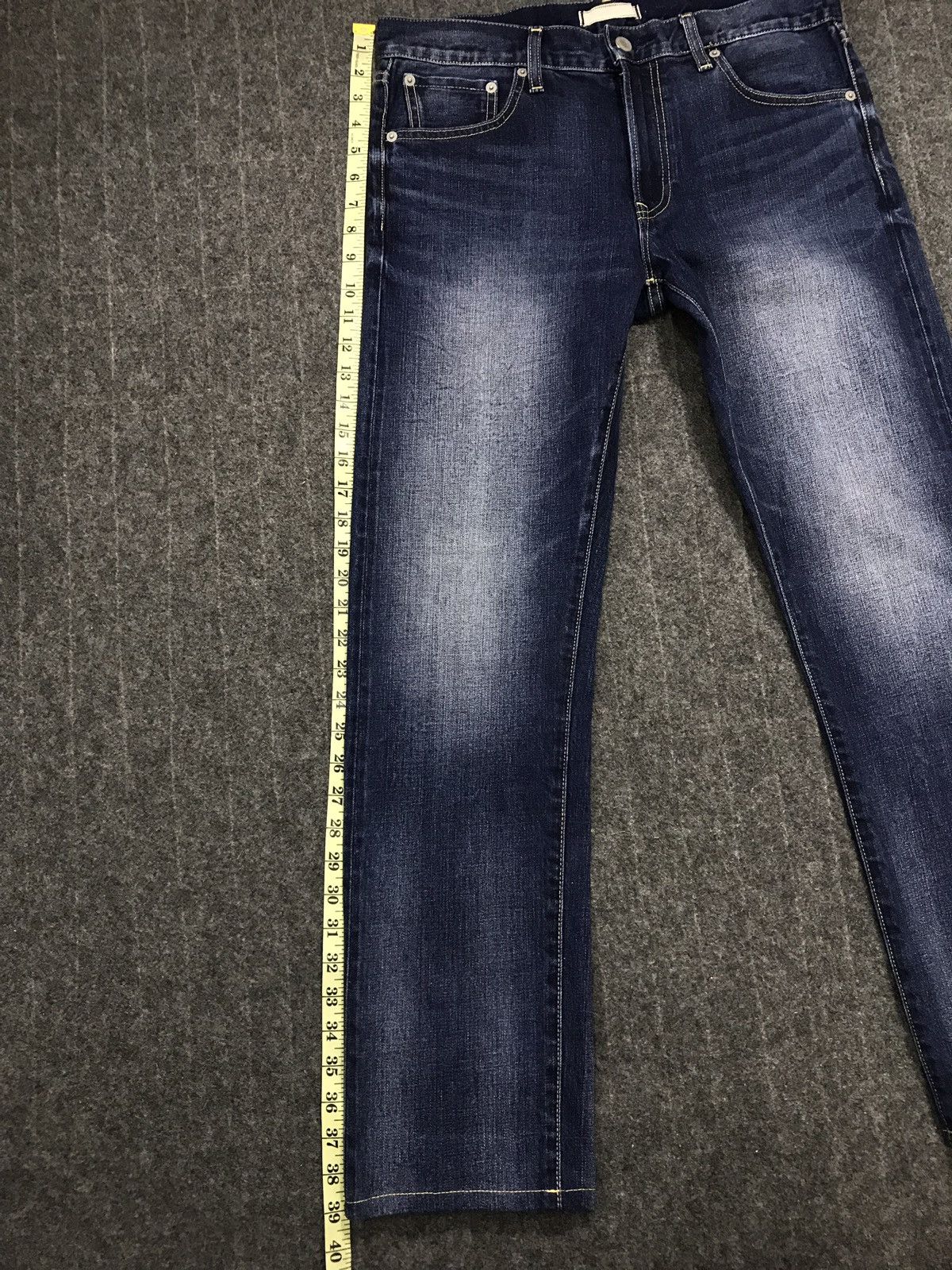 Japanese Brand × Uniqlo Uniqlo Selvedge Indigo denim Japan Size US 33 - 19 Thumbnail