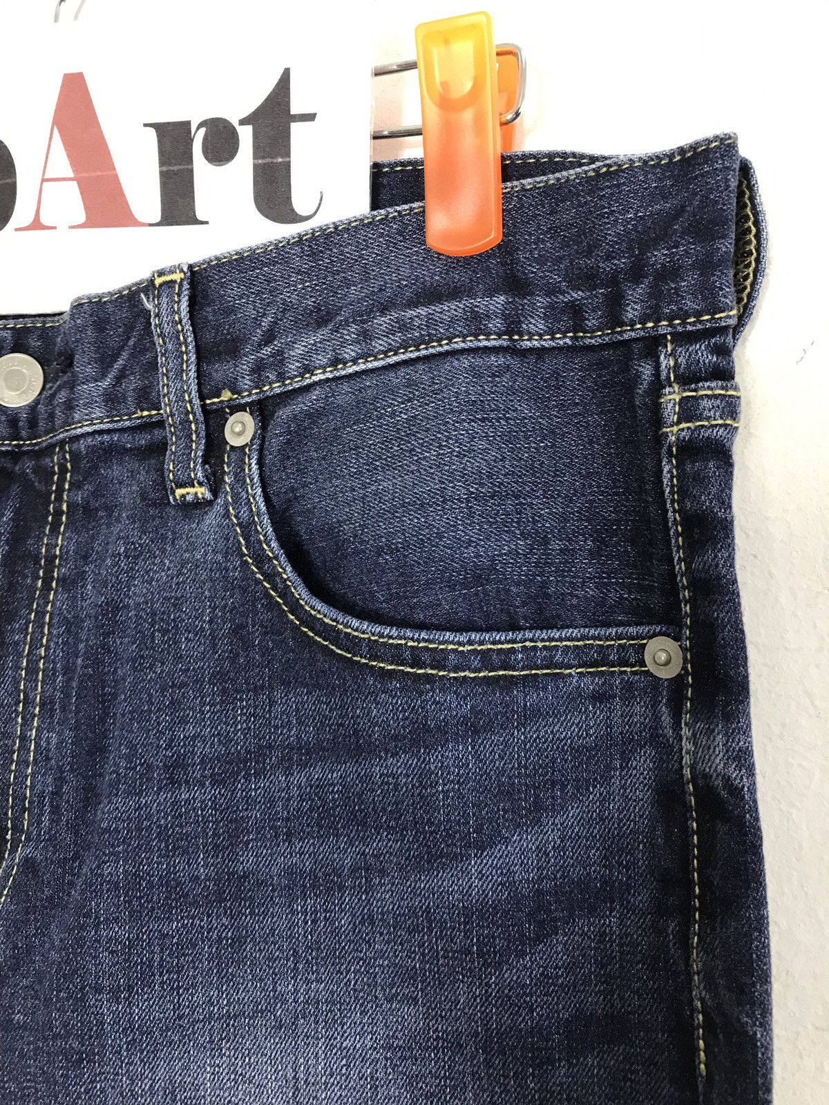 Japanese Brand × Uniqlo Uniqlo Selvedge Indigo denim Japan Size US 33 - 4 Thumbnail