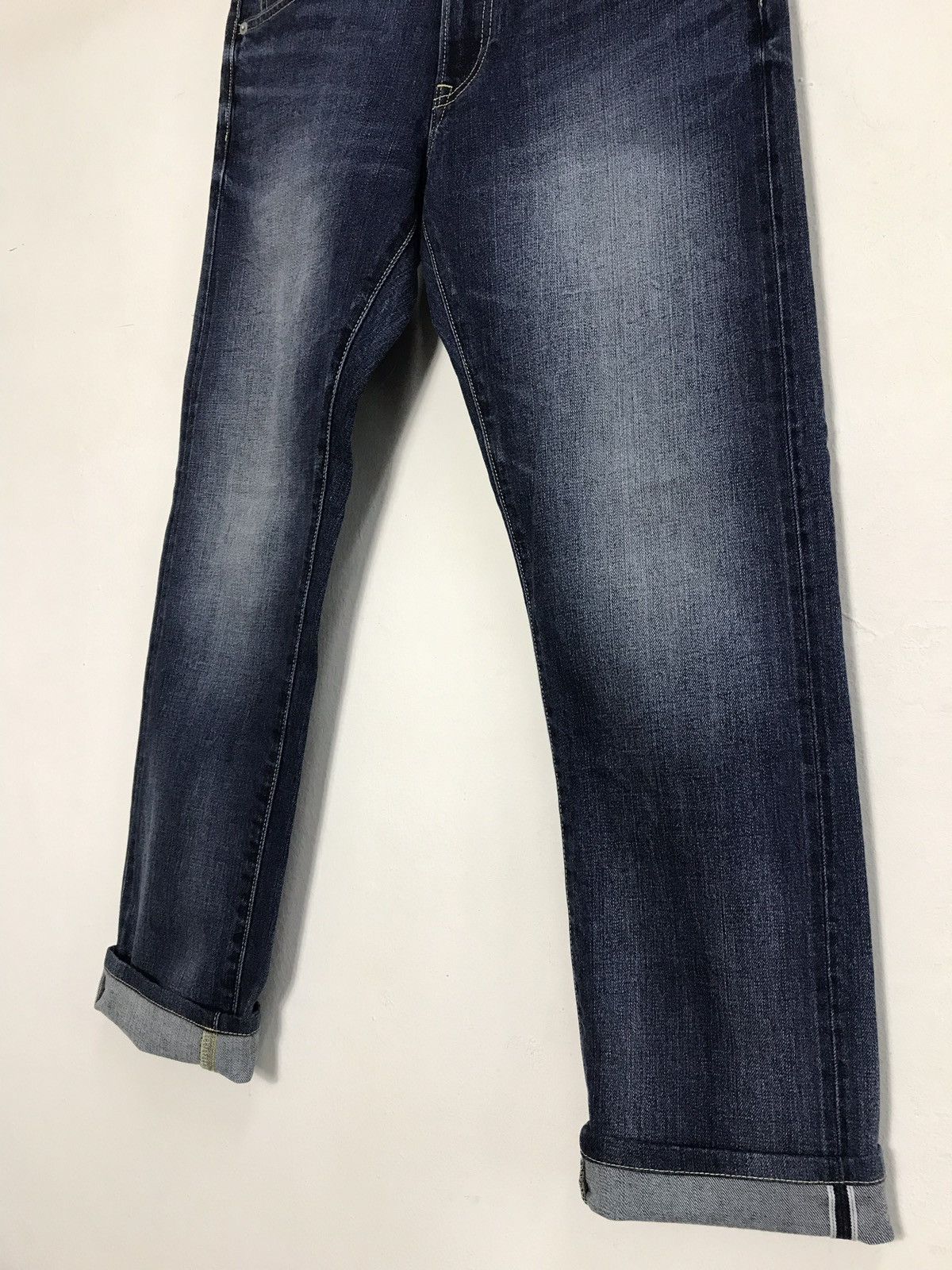 Japanese Brand × Uniqlo Uniqlo Selvedge Indigo denim Japan Size US 33 - 10 Thumbnail