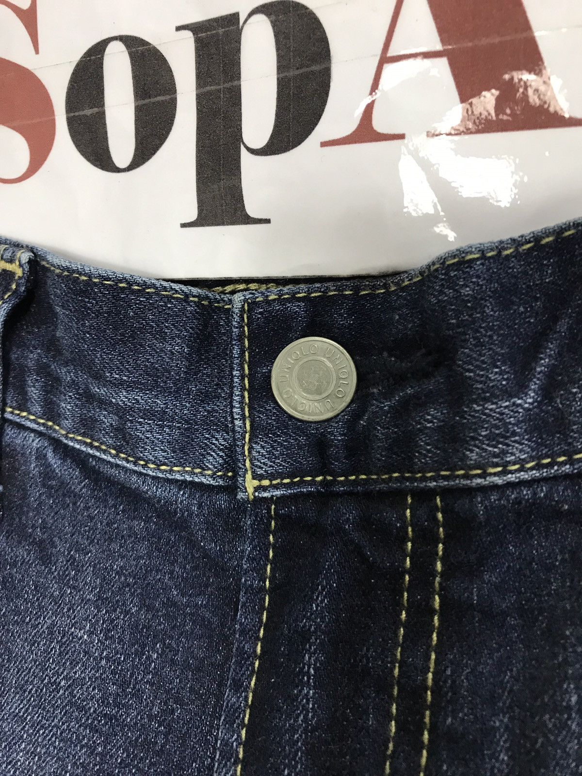 Japanese Brand × Uniqlo Uniqlo Selvedge Indigo denim Japan Size US 33 - 5 Thumbnail