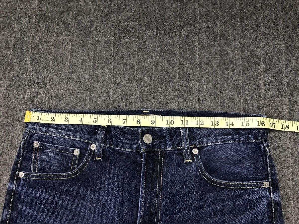 Japanese Brand × Uniqlo Uniqlo Selvedge Indigo denim Japan Size US 33 - 15 Thumbnail