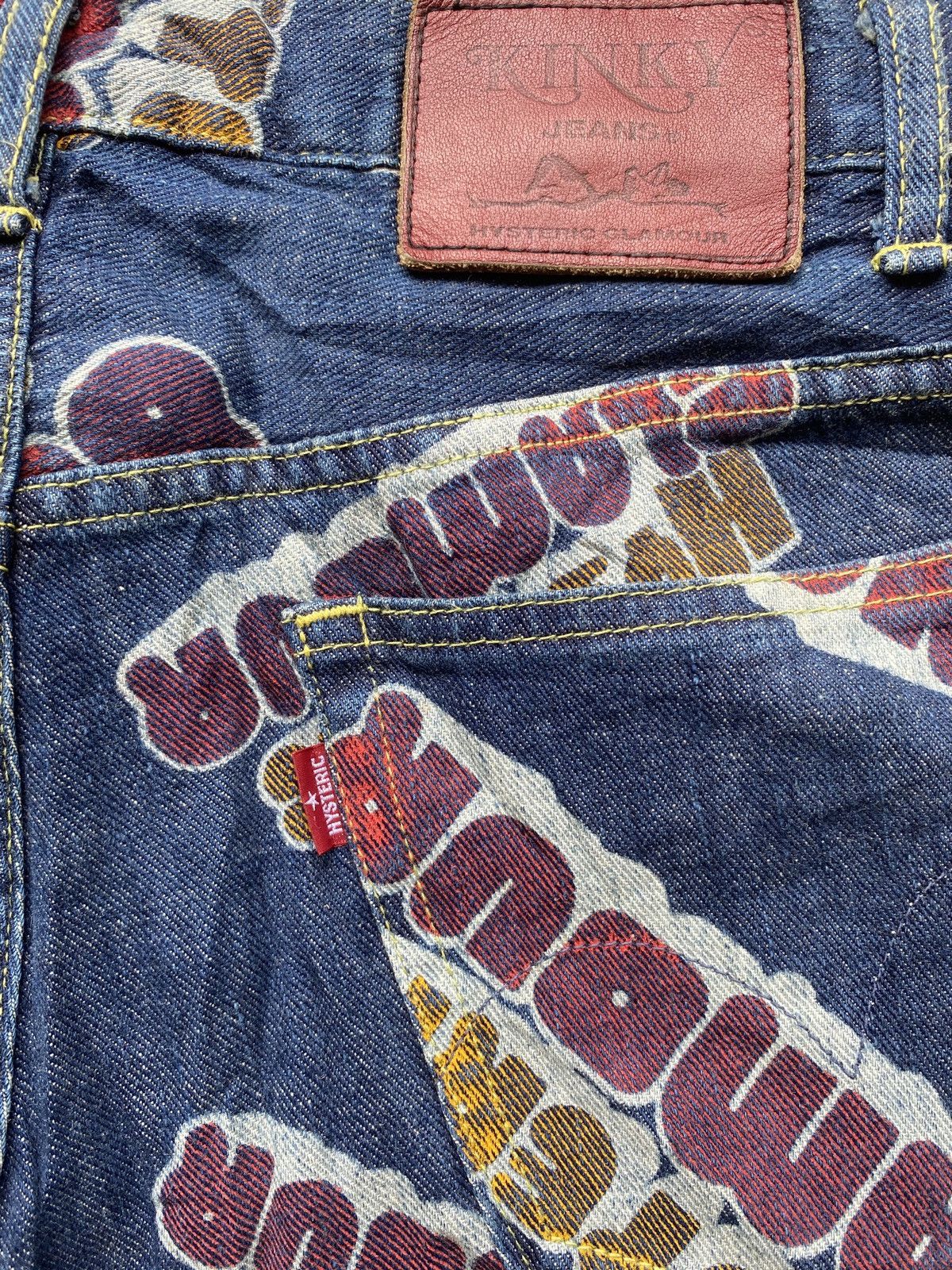 Hysteric Glamour HG KinKy Prints Jeans Size US 29 - 3 Thumbnail