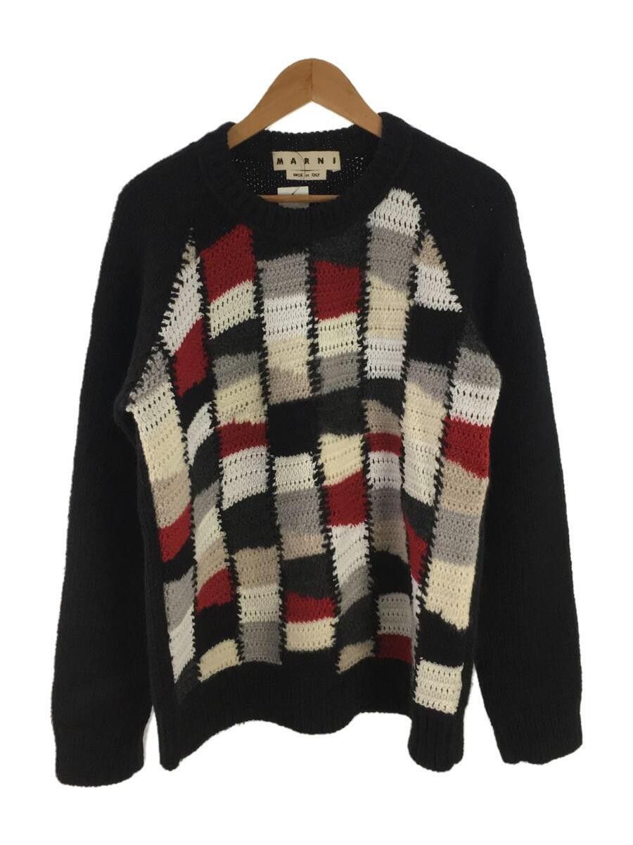 Marni AW21 Crochet Block Knit Sweater Size US M / EU 48-50 / 2 - 1 Thumbnail