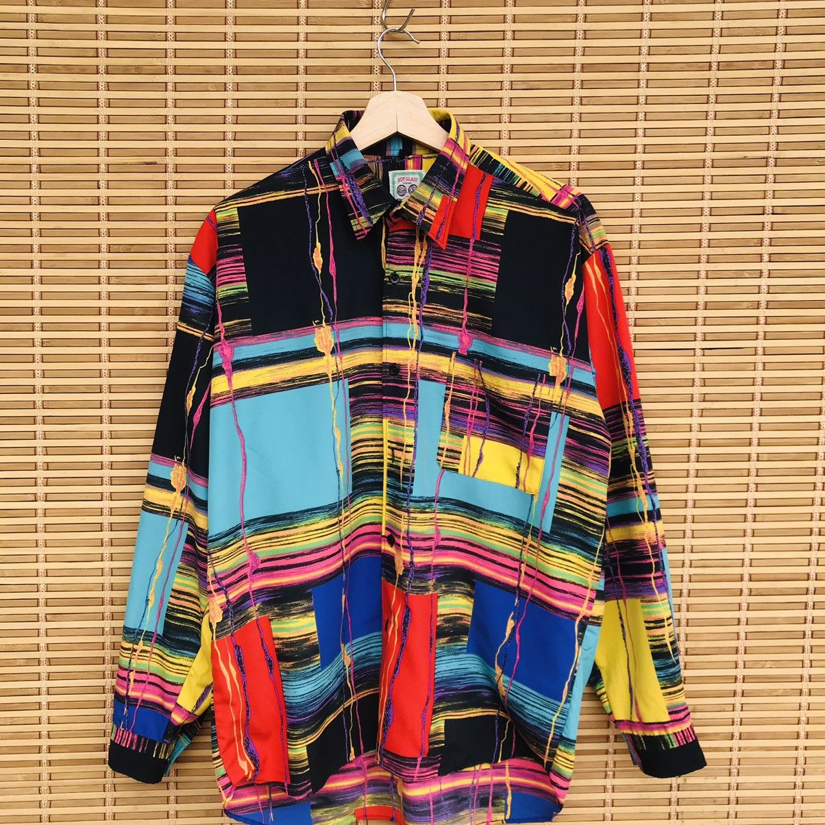 Tailor Toyo × Toyo Enterprises RARE Hot Glass Pop Art Abstract novelty baroque polyester Size US L / EU 52-54 / 3 - 3 Thumbnail